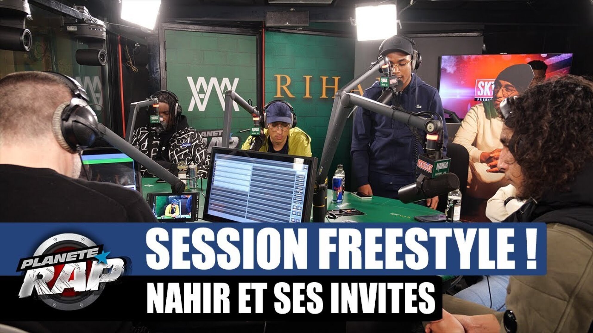 Nahir - Session freestyle avec ISK, Sasso, Frenetik & Rimkus ! #PlanèteRap