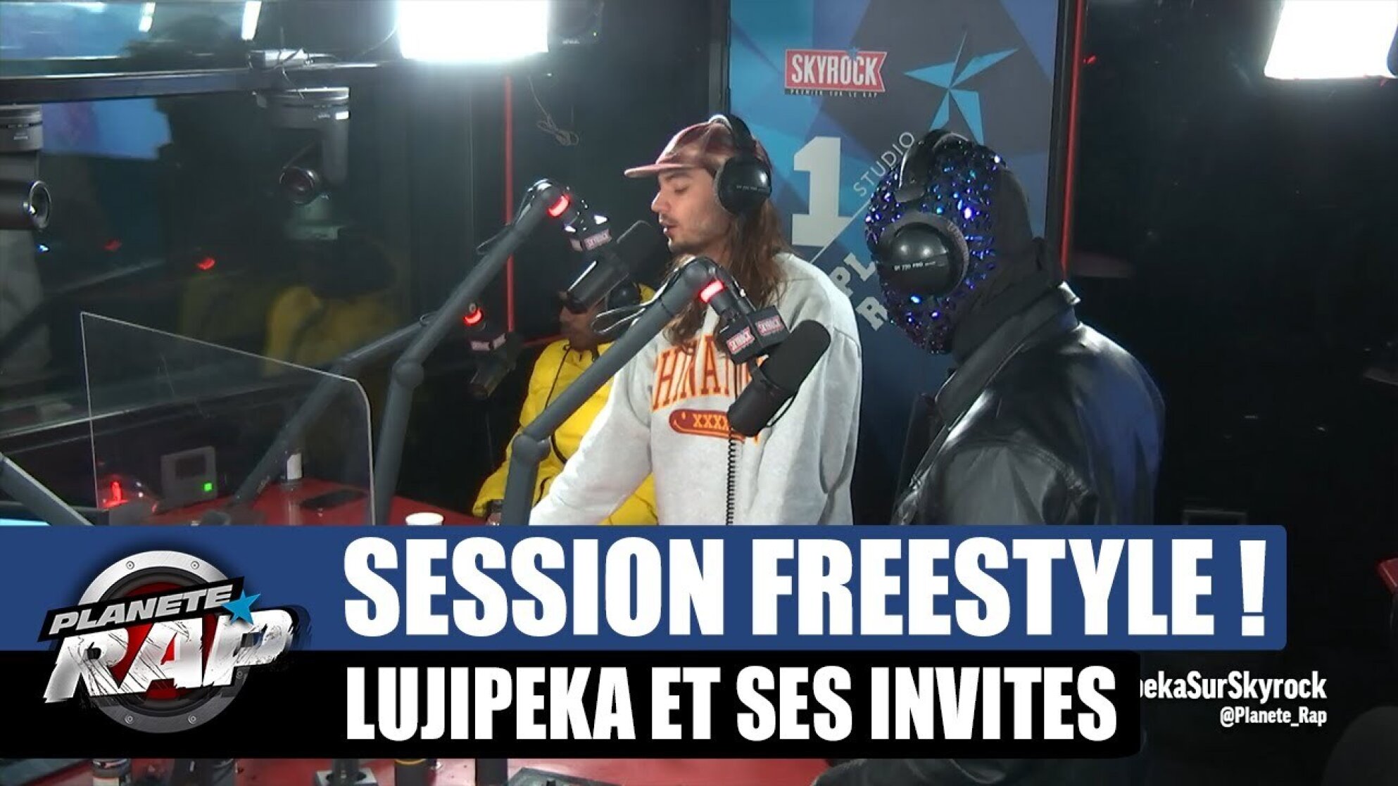 Lujipeka - Session freestyle avec Captaine Roshi & Heezy Lee ! #PlanèteRap