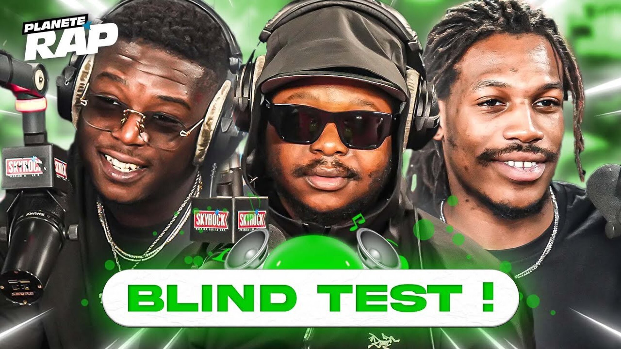 BLIND TEST REVERSE ! (avec Leto, Ninho, Kepler, Dinero, Amin, Zaaki & Fred Musa) #PlanèteRap