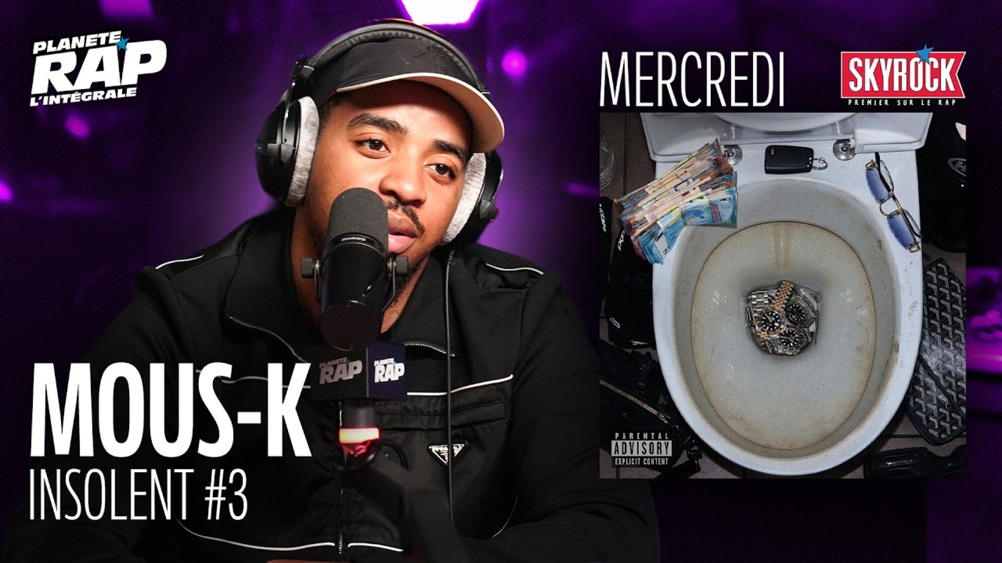 #PlanèteRap Mous-K  "Insolent" avec La Chine, Batbat & Fred Musa ! (3-5)