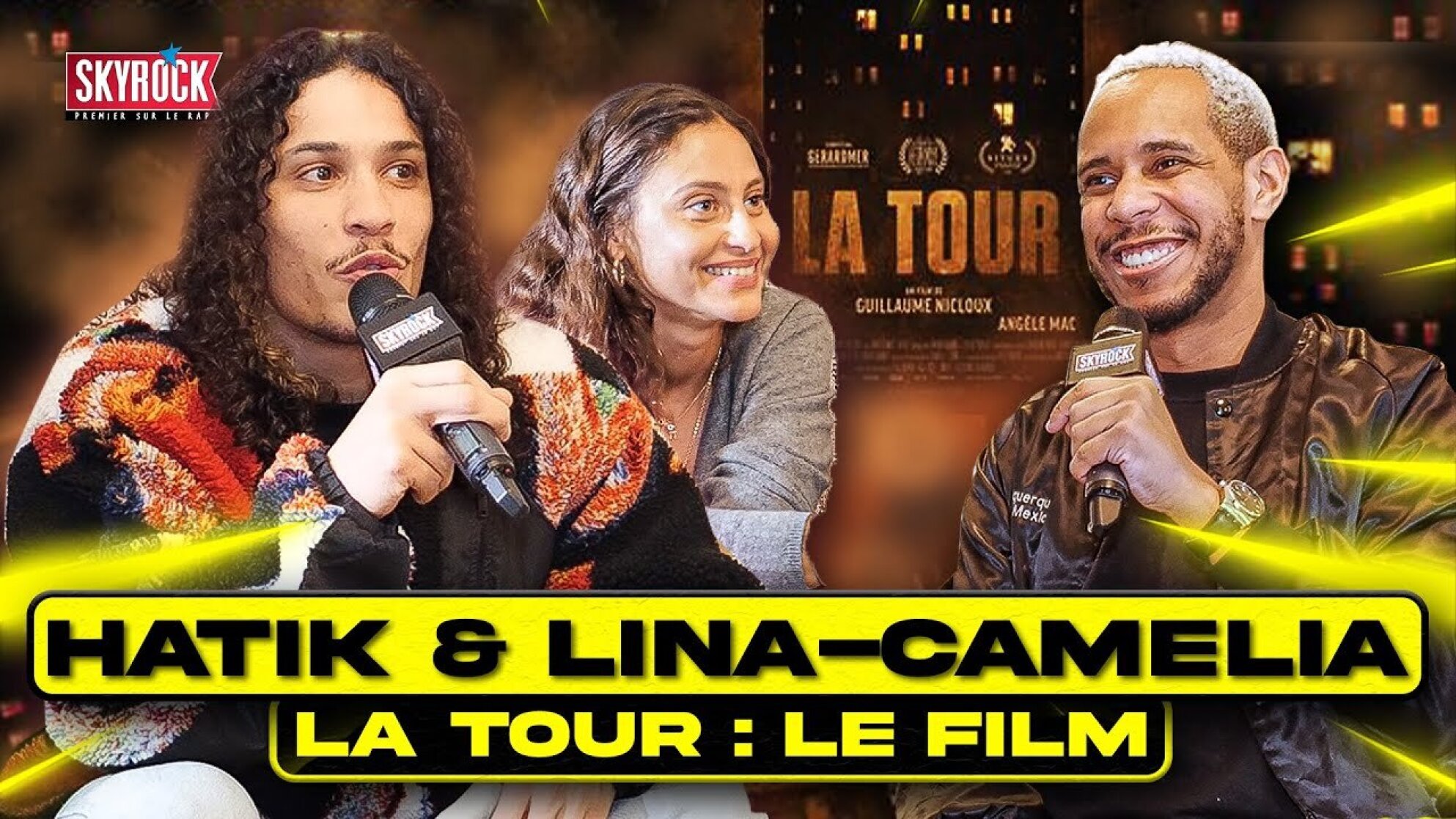 Hatik et Lina-Camélia, acteurs de LA TOUR nous donnent leurs meilleures anecdotes sur le film