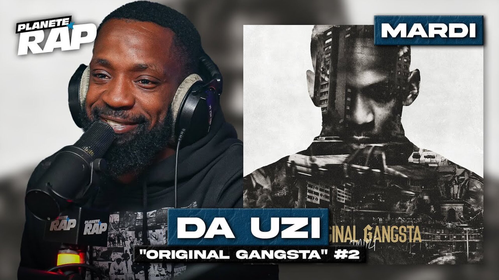 #PlanèteRap DA Uzi Original Gangsta avec JKSN, SD, Uisma, Requin & Fred Musa ! (2/5)