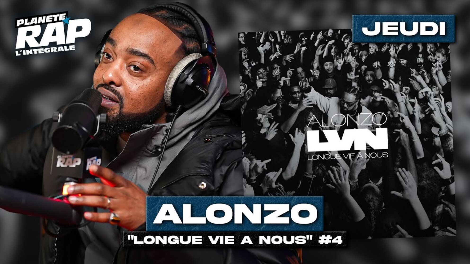 #PlanèteRap Alonzo "Longue Vie à Nous" avec Gazo, Spike Miller & Fred Musa ! (4/5)
