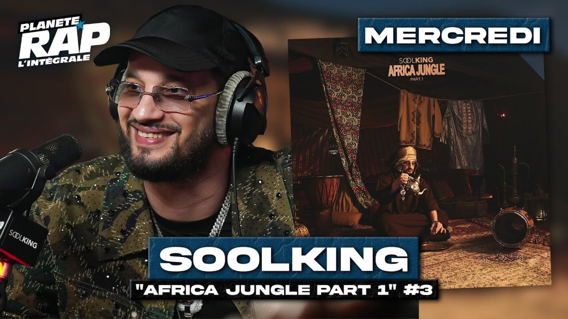 #PlanèteRap Soolking "Africa Jungle Part 1" avec Gims, RK, Josas ... & Fred Musa ! (3-5)