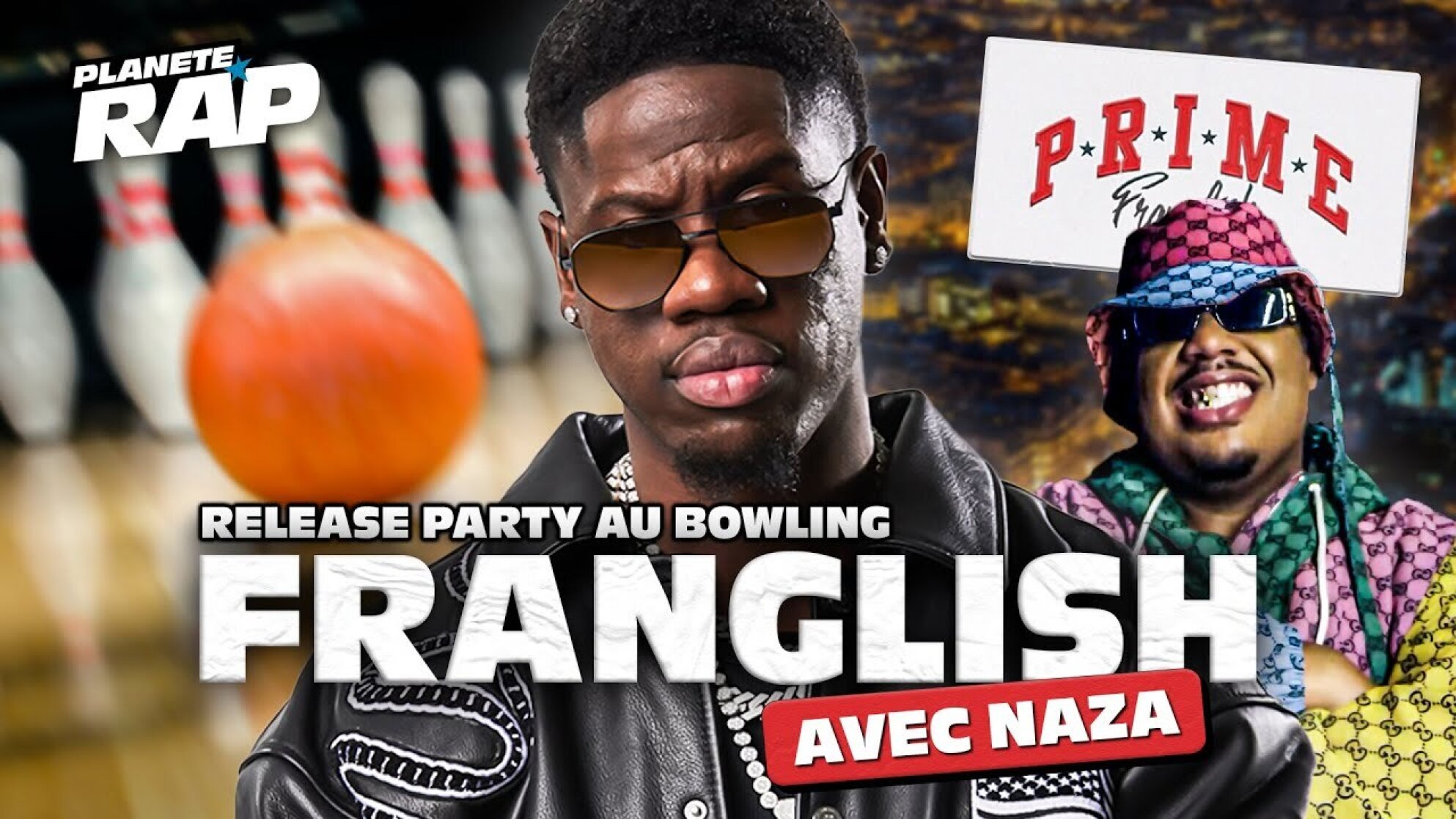 Release Party de "Prime" : Franglish et Naza jouent au Bowling !