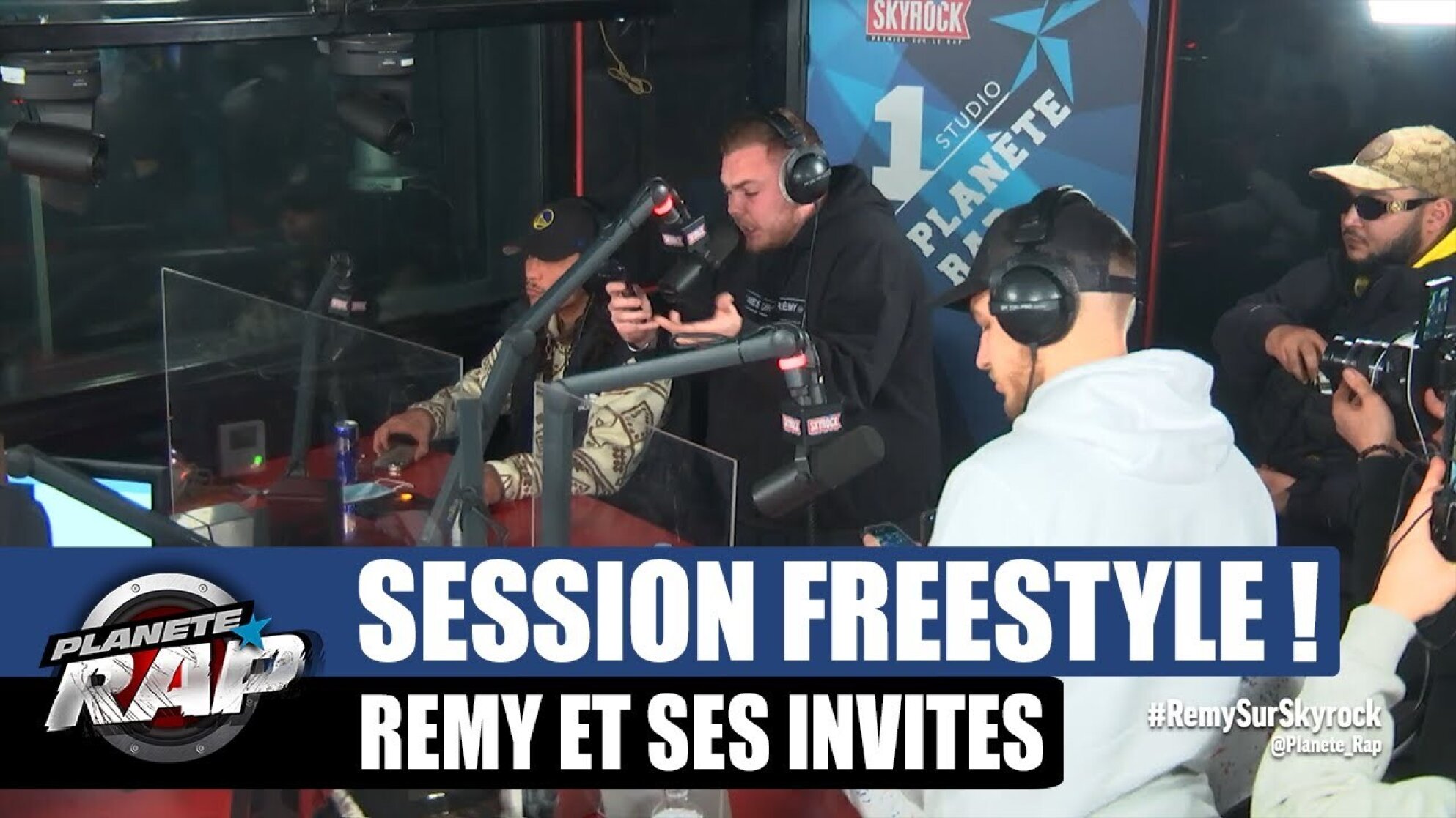 Rémy - Session freestyle avec Hatik & Dinero ! #PlanèteRap