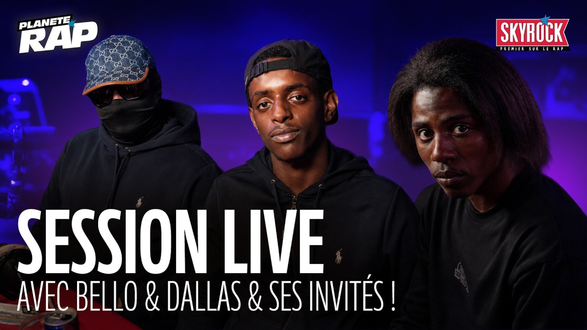 SESSION LIVE avec Bello&Dallas, Metah, Diez, Timoun & DLM ! #PlanèteRap