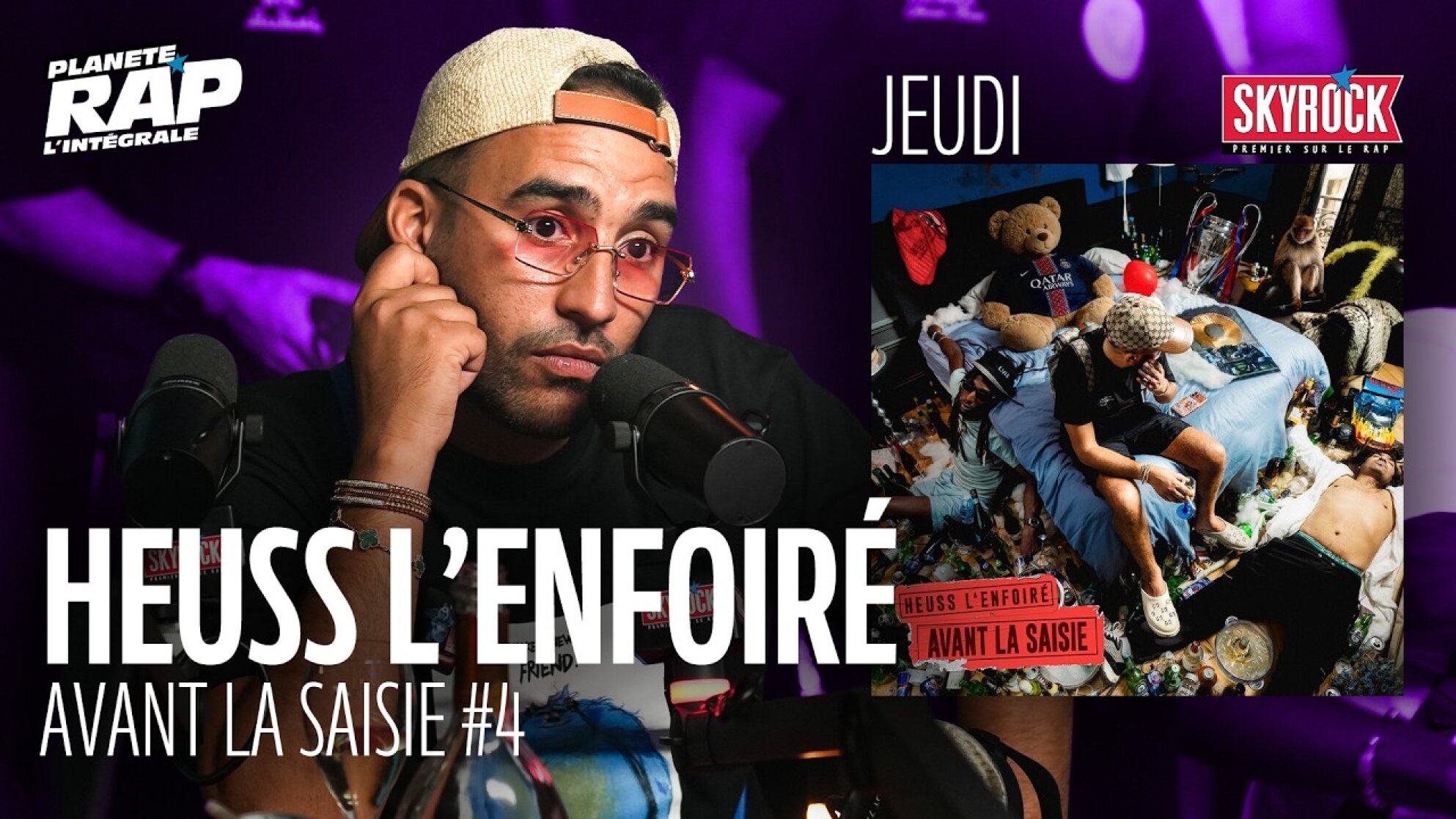#PlanèteRap Heuss l'Enfoiré "AVANT LA SAISIE" avec Elgrandetoto, Timar, MIG... & Fred Musa (4-5)