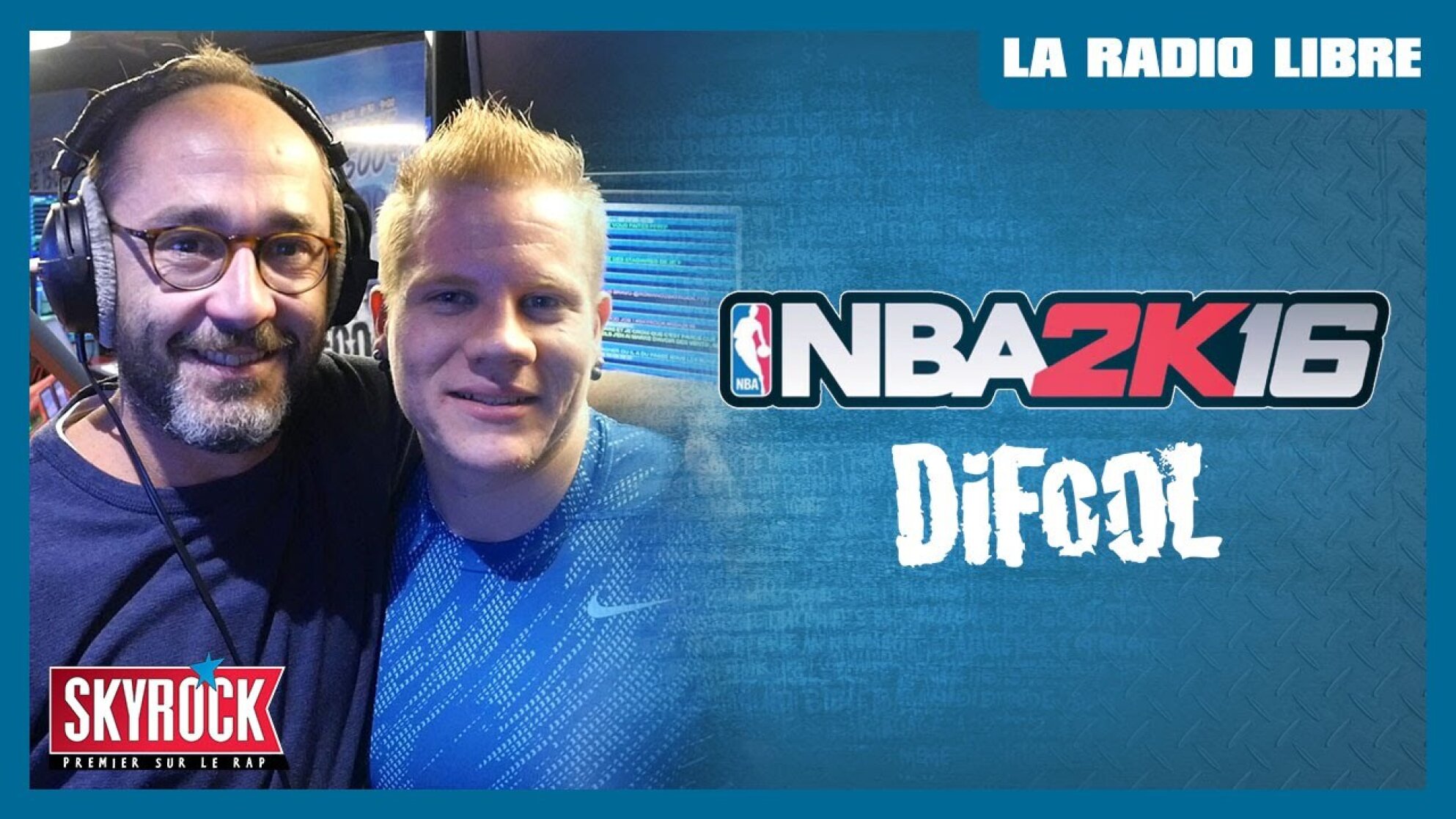 Soirée NBA2K16 avec nos auditeurs et toute l'équipe - Radio Libre de Difool