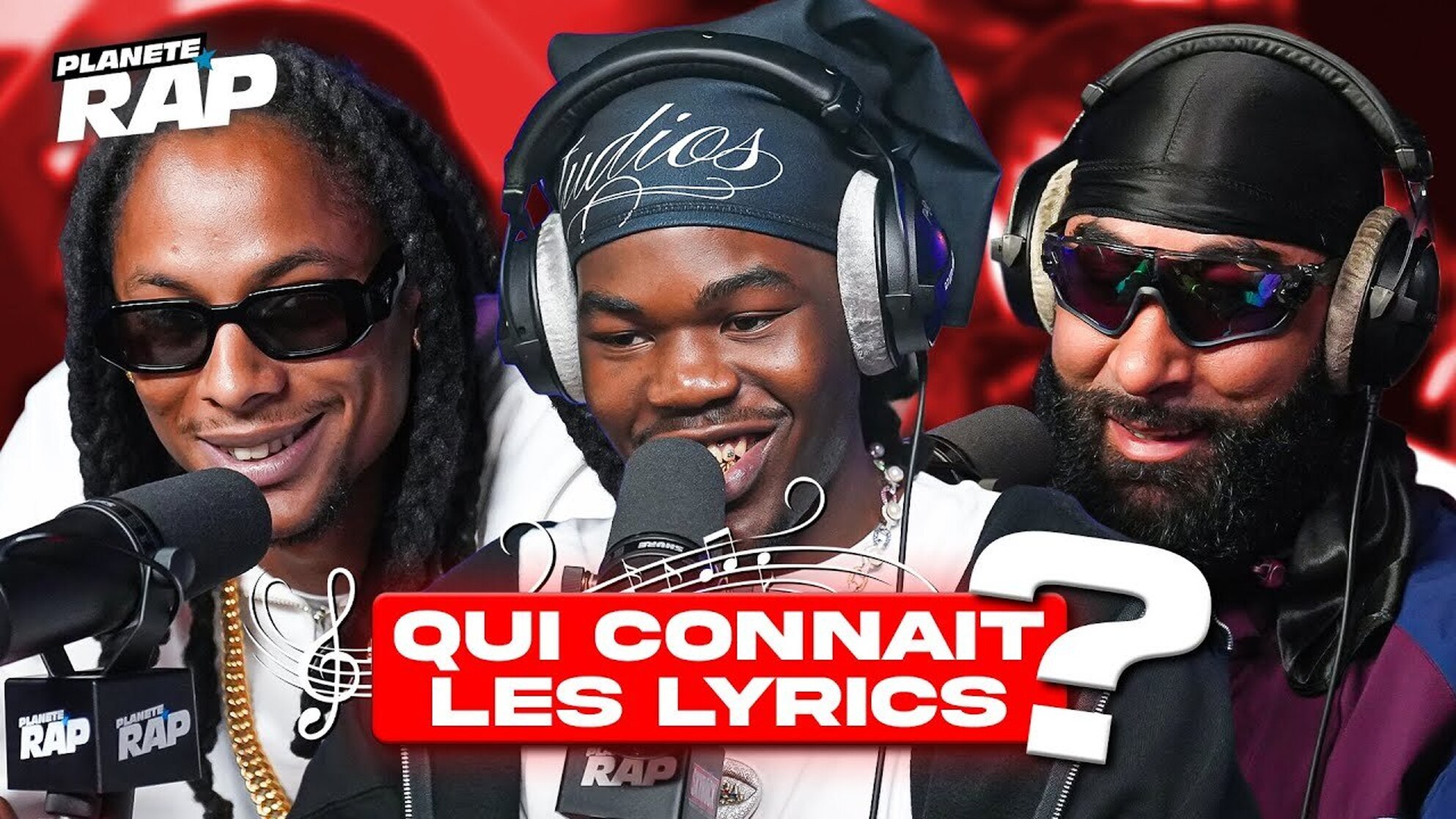 QUI CONNAIT LES LYRICS avec Genezio, La Fouine, Tiitof, Harley & El Mvnolo #PlanèteRap