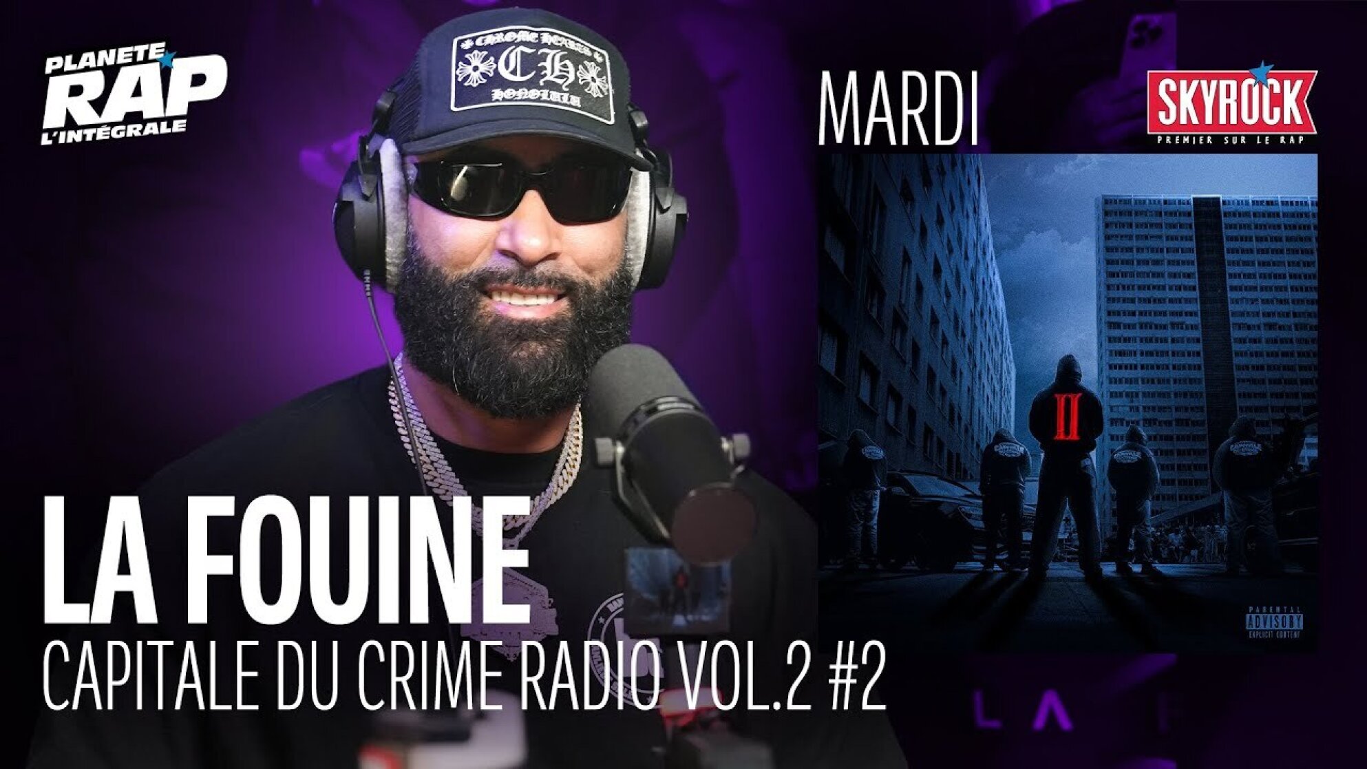 #PlanèteRap La Fouine "Capitale Du Crime Radio Vol.2" avec Nahir, Zequin... & Fred Musa ! (2-5)