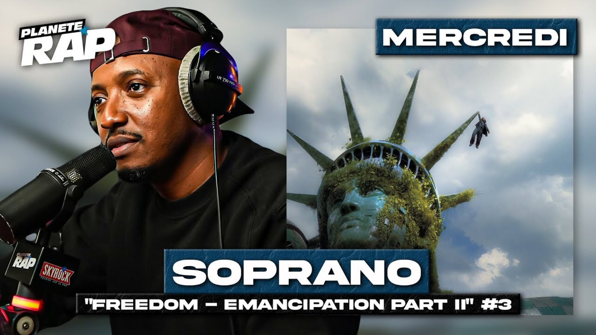 #PlanèteRap Soprano ‘’Freedom Emancipation‘’ Part. II avec Fred Musa ! (3/5)