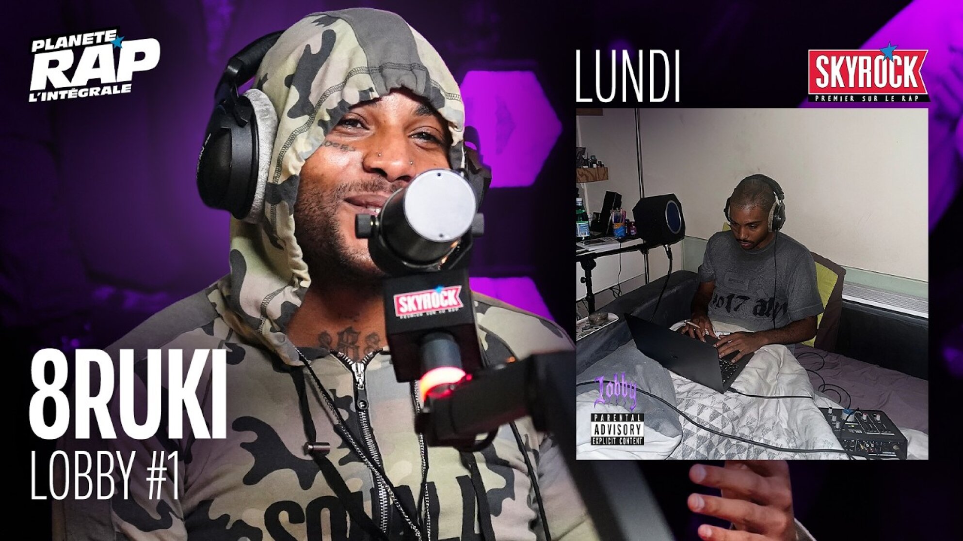 #PlanèteRap 8ruki "Lobby" avec Lal$o, Hyroshii, leoewski, FinesseDaa & Chisa & Fred Musa ! (1-5)