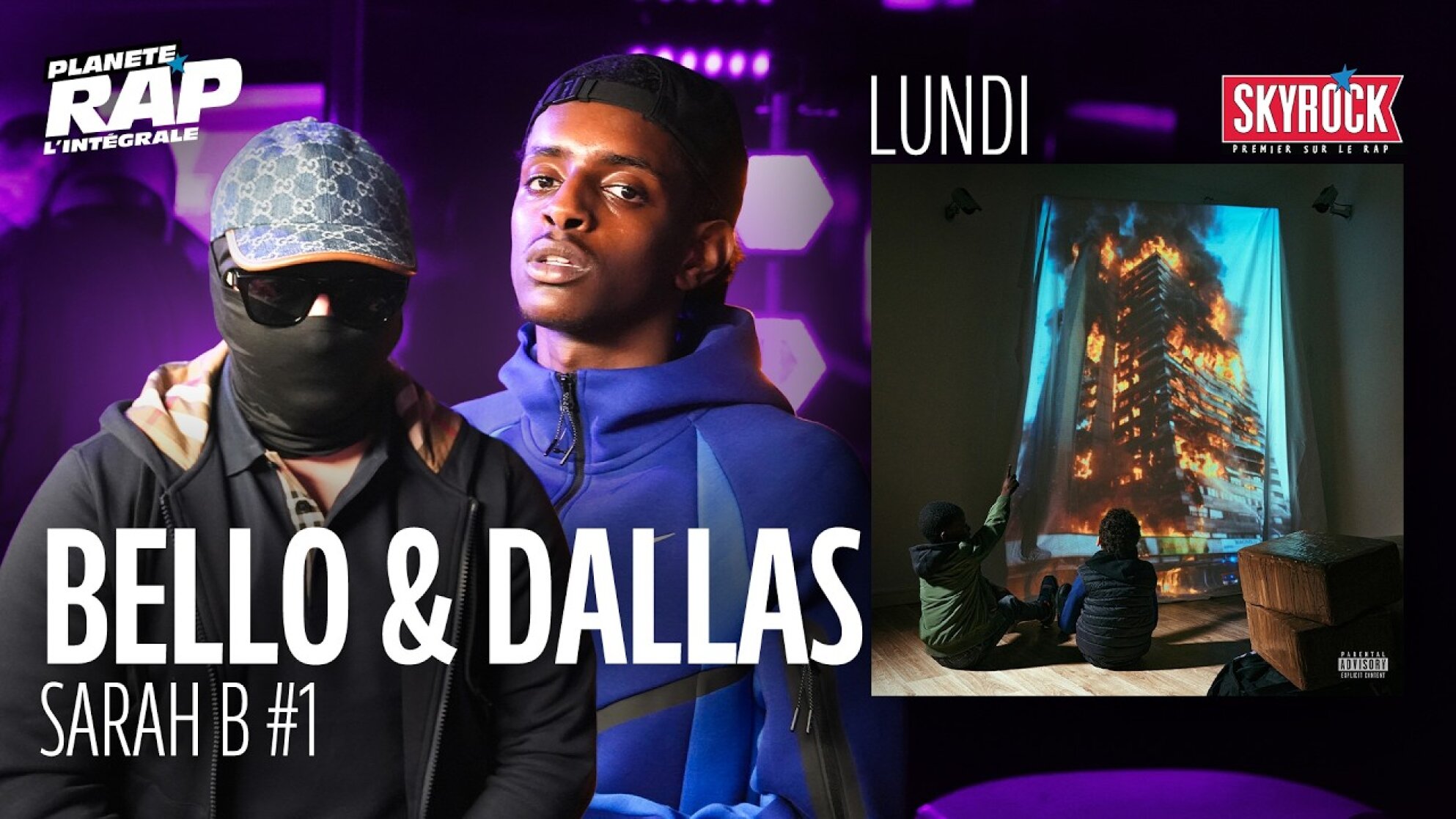 #PlanèteRap Bello&Dallas "Sarah B." avec La Rvfleuze, JRK 19, ISS, Wixo & LA2S... & Fred Musa (1-5)