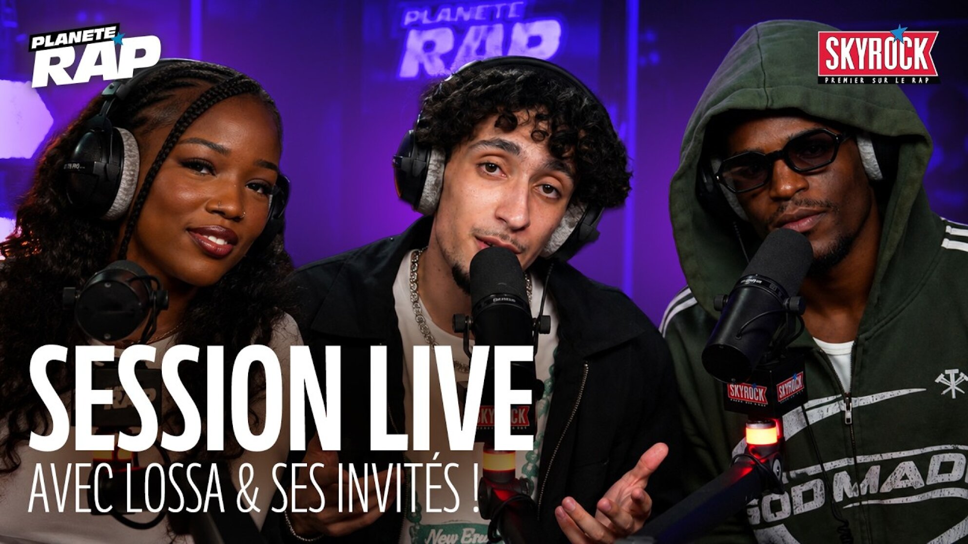 SESSION LIVE avec Lossa, Merveille, ZZ, Chily, Youka, Sins, M.D, Venti, ousmvne... #PlanèteRap