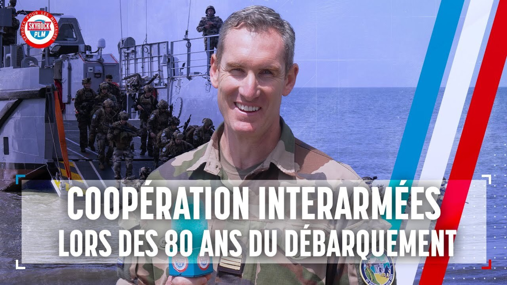 Coopération interarmées lors des 80 ans du Débarquement #SkyrockPLM