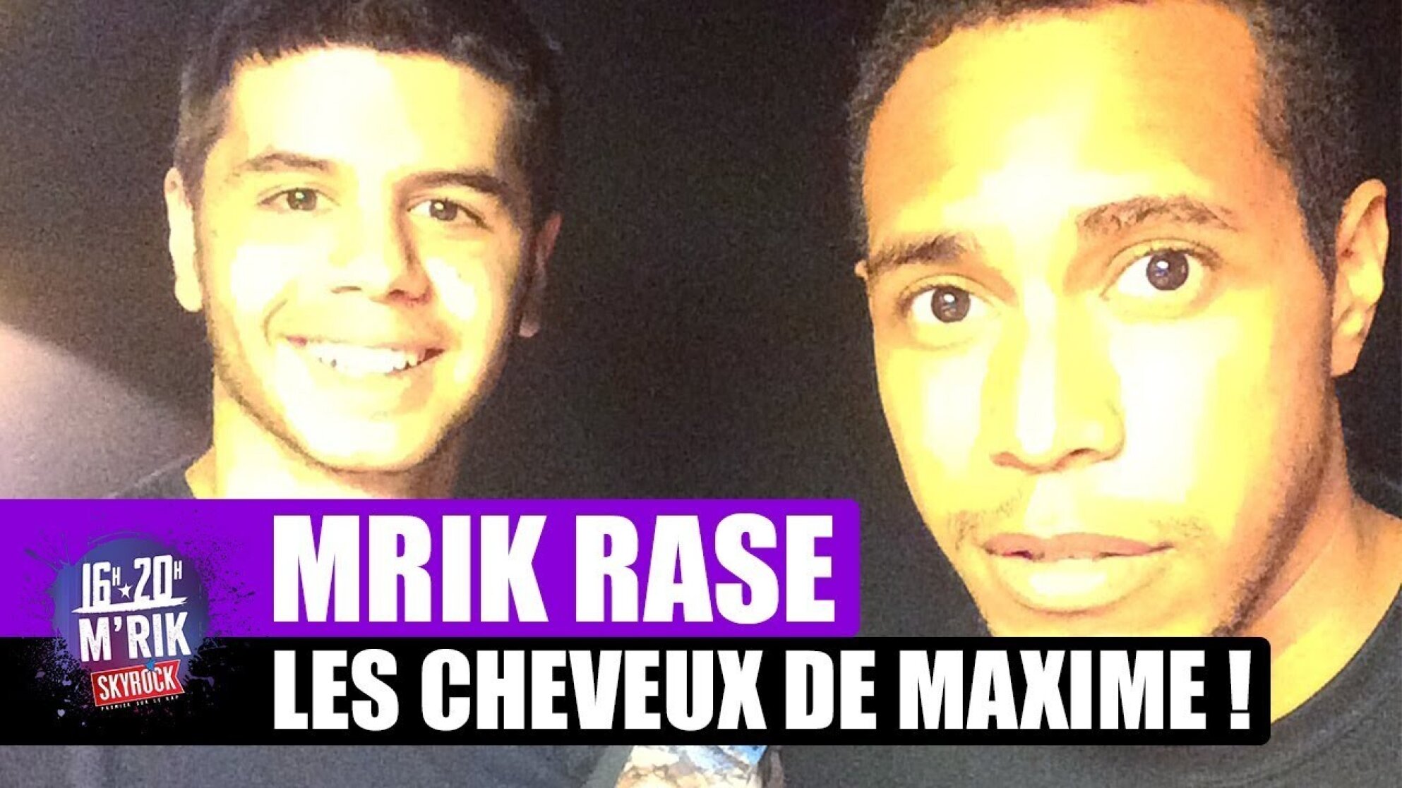 Mrik rase les cheveux de Maxime en direct !