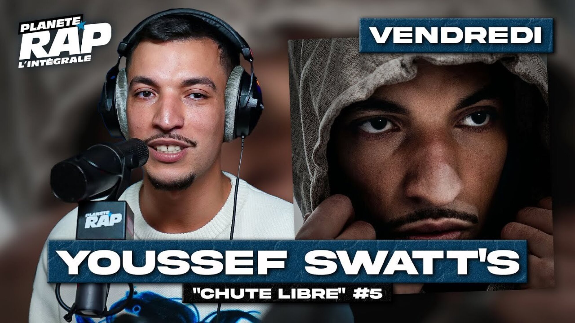 #PlanèteRap Youssef Swatt's Chute libre avec Clara Charlotte, Yoa, Léna... Fred Musa ! (5-5)