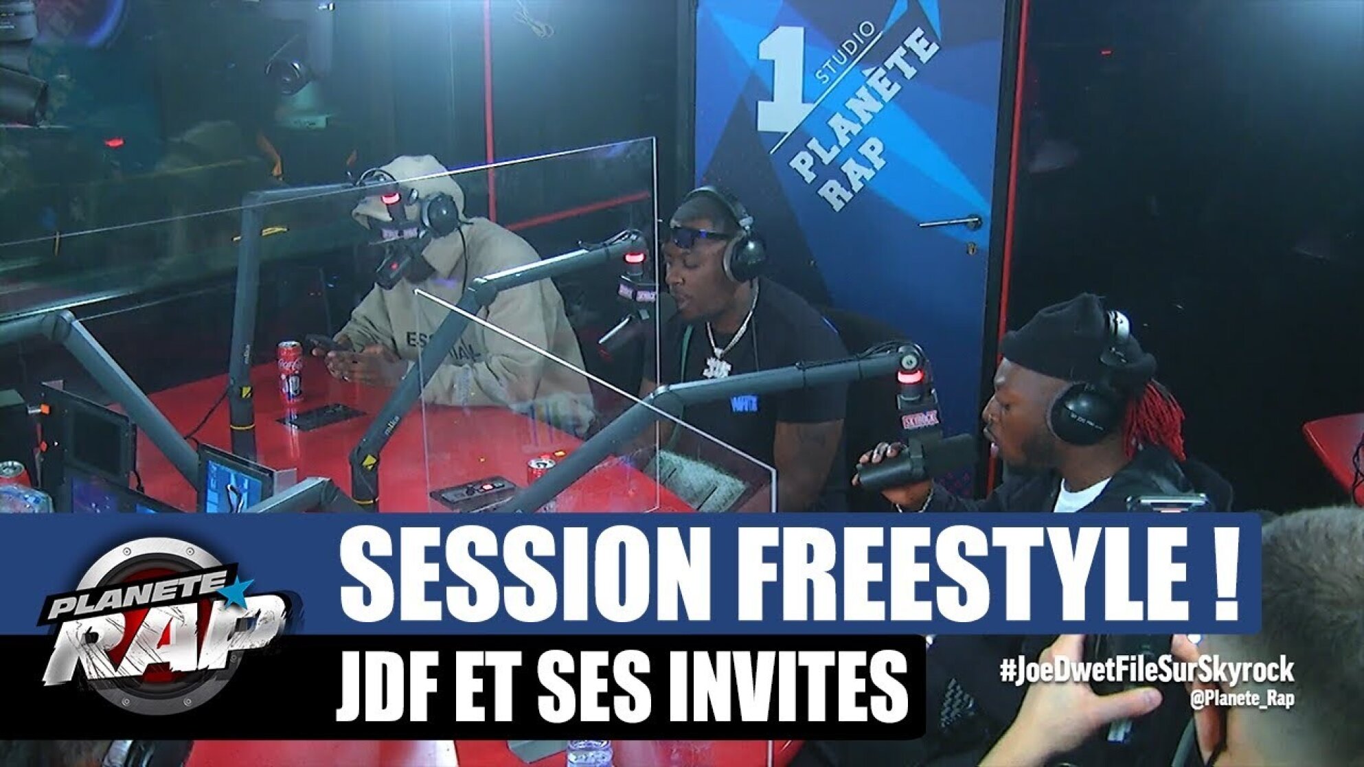 Joé Dwèt Filé - Session freestyle avec Bolémvn, Franglish & Curtis Kane ! #PlanèteRap