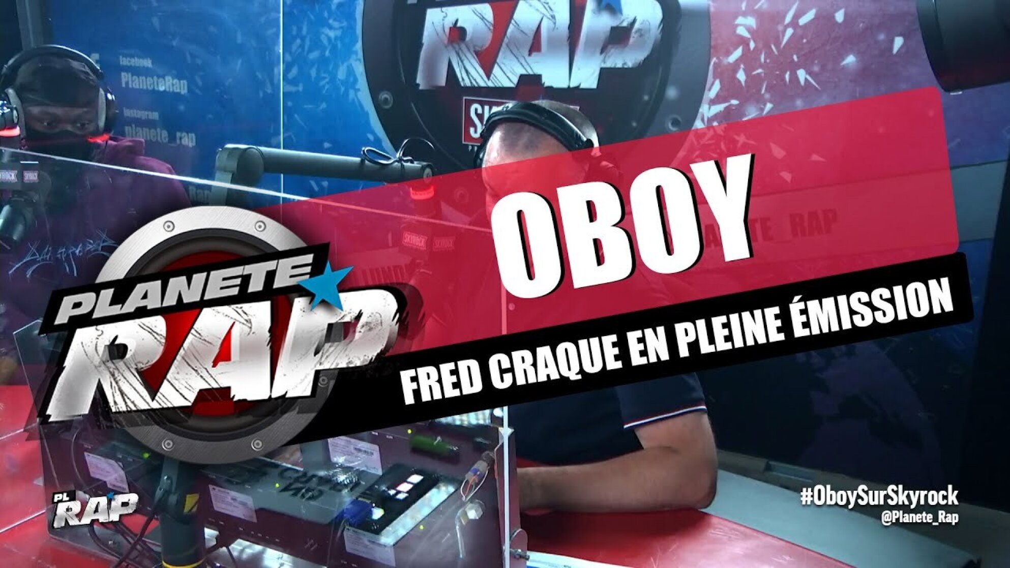 Fred craque en pleine émission ! #PlanèteRap