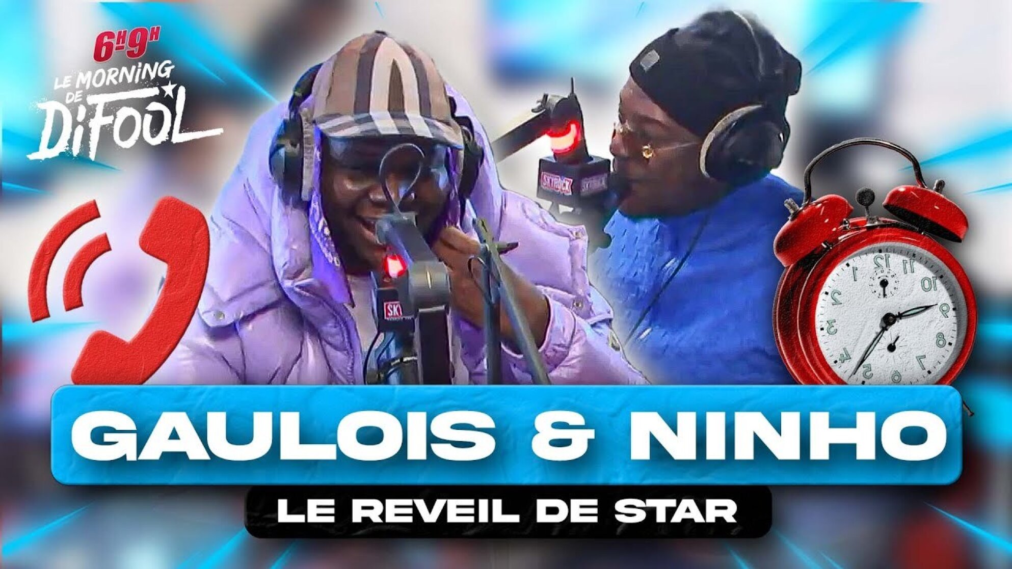 Ninho & Gaulois - Le réveil de star #MorningDeDifool
