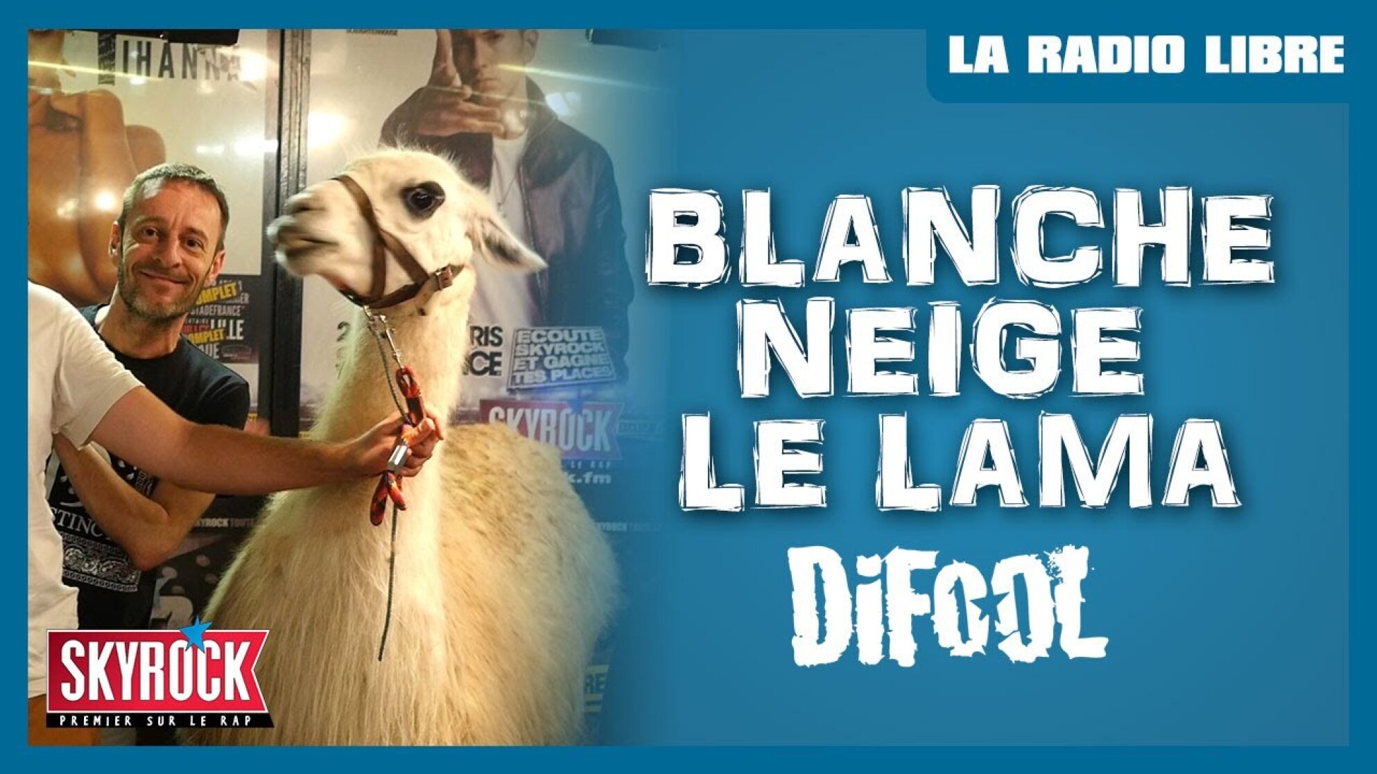 Blanche Neige le Lama dans La Radio Libre