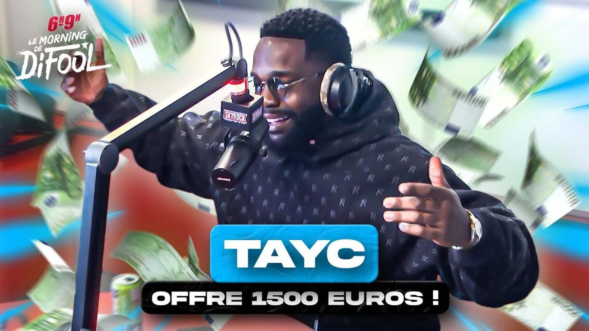 Tayc offre 1500€ à un auditeur ! #MorningDeDifool