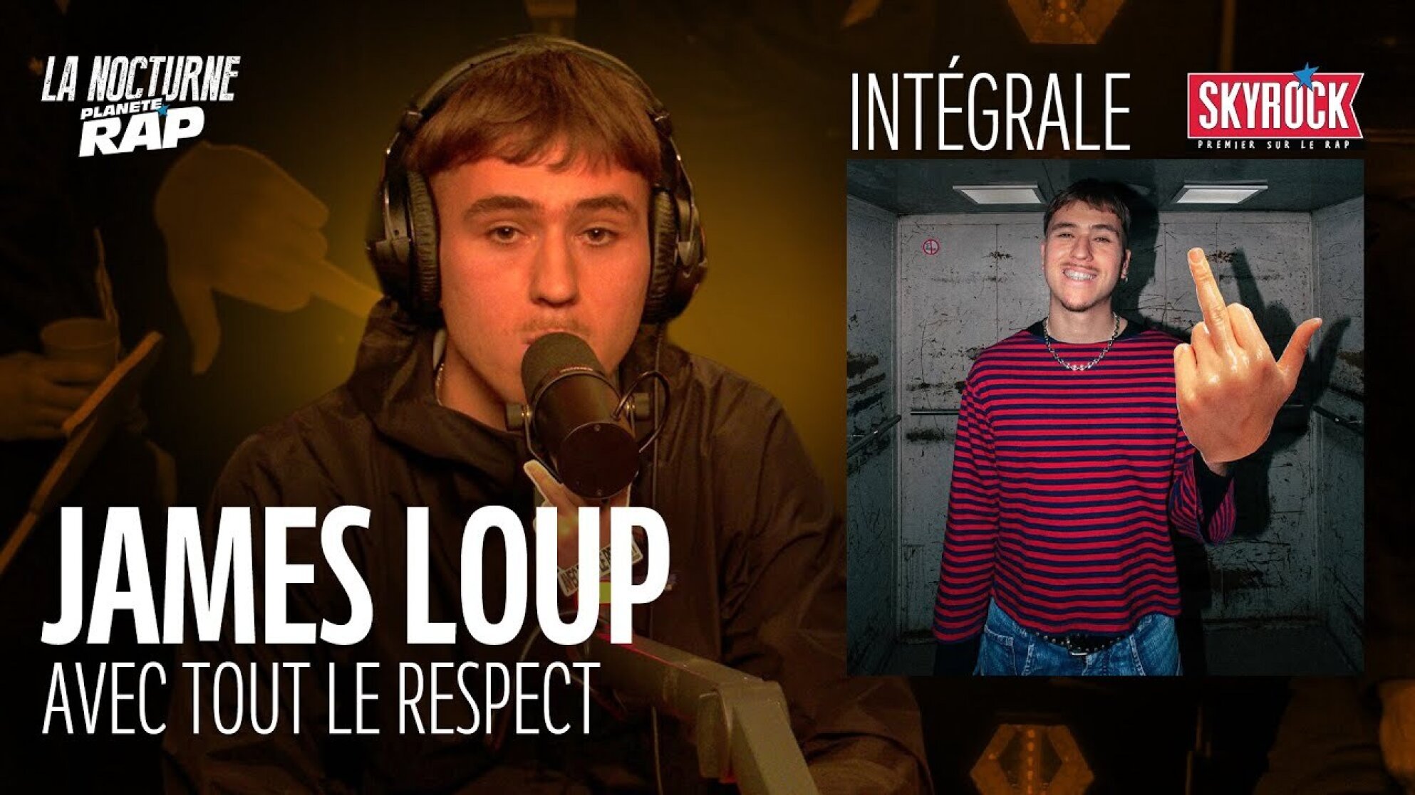 #LaNocturne James Loup - "Avec tout le respect" avec Fred Musa !
