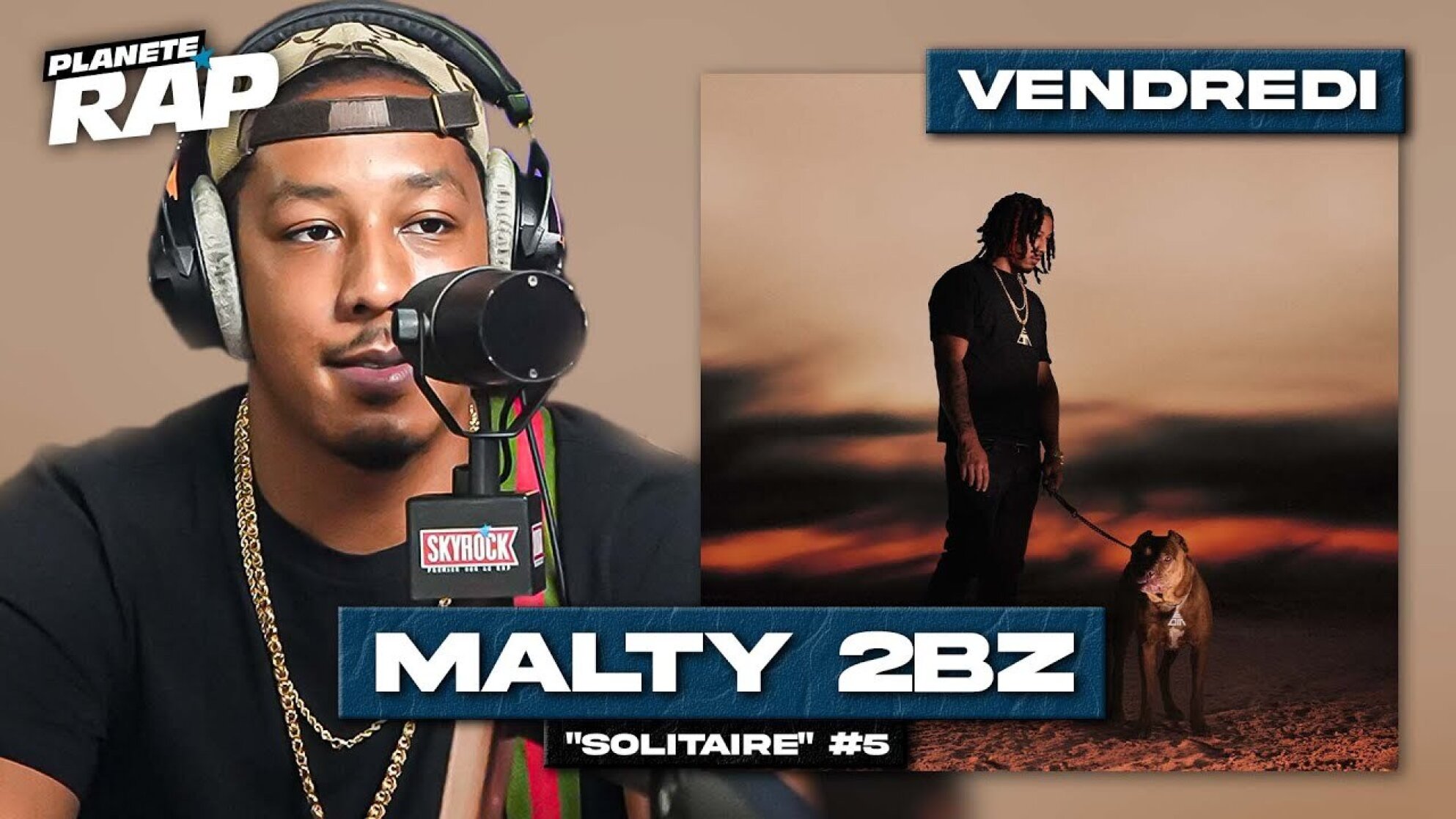 #PlanèteRap Malty 2BZ "Solitaire" avec Bushibabe, Soumaïla, Mara, Lvp Mexicain & Fred Musa (5/5)
