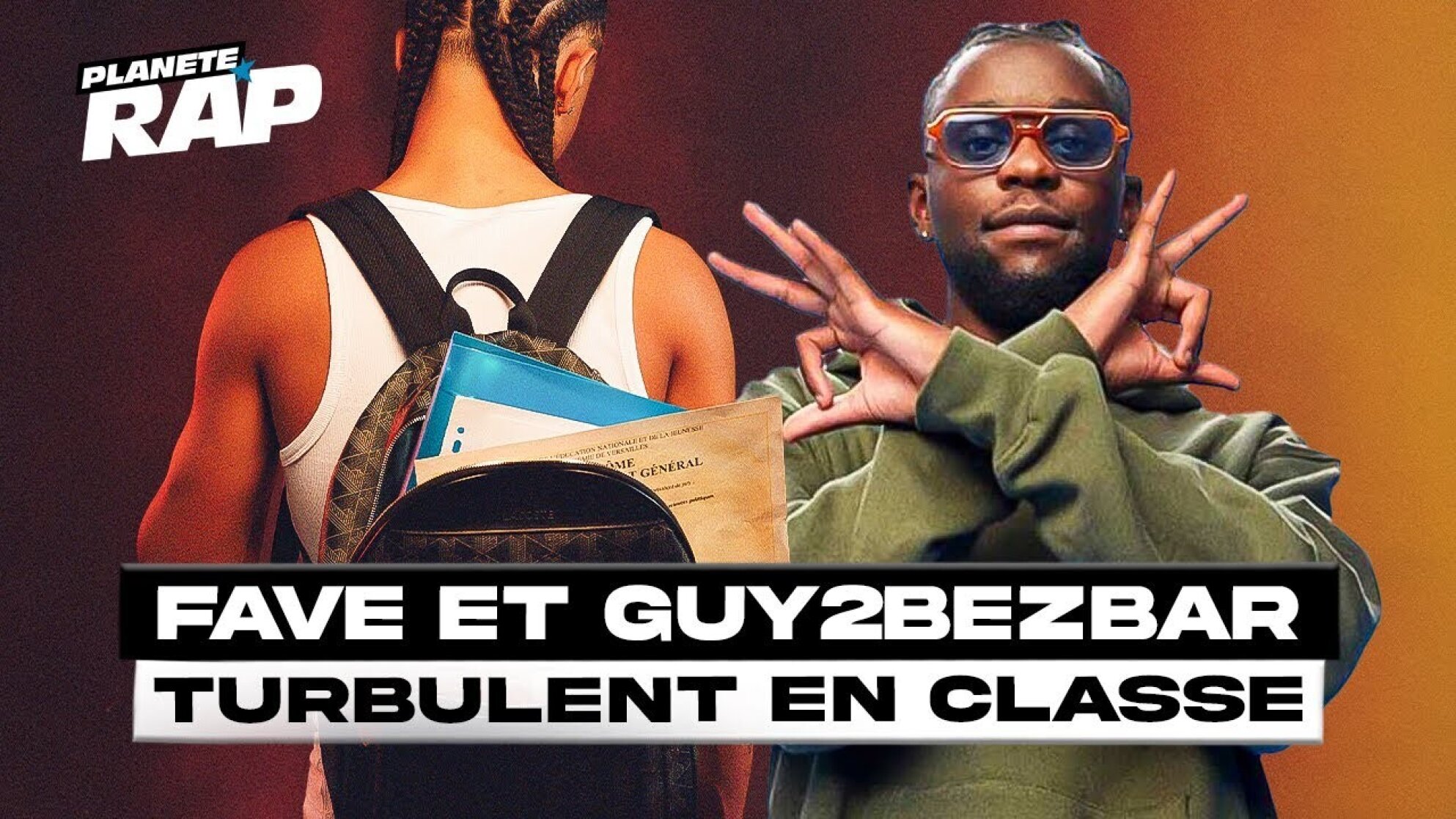 FAVÉ & GUY2BEZBAR TURBULENTS EN CLASSE ! #PlanèteRap