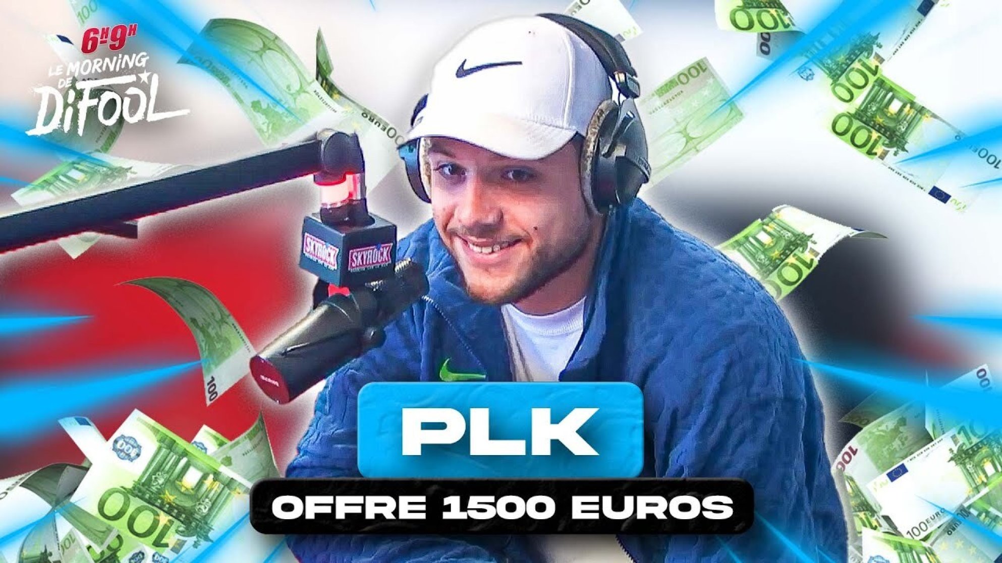PLK offre 1500€ à un auditeur ! #MorningDeDifool
