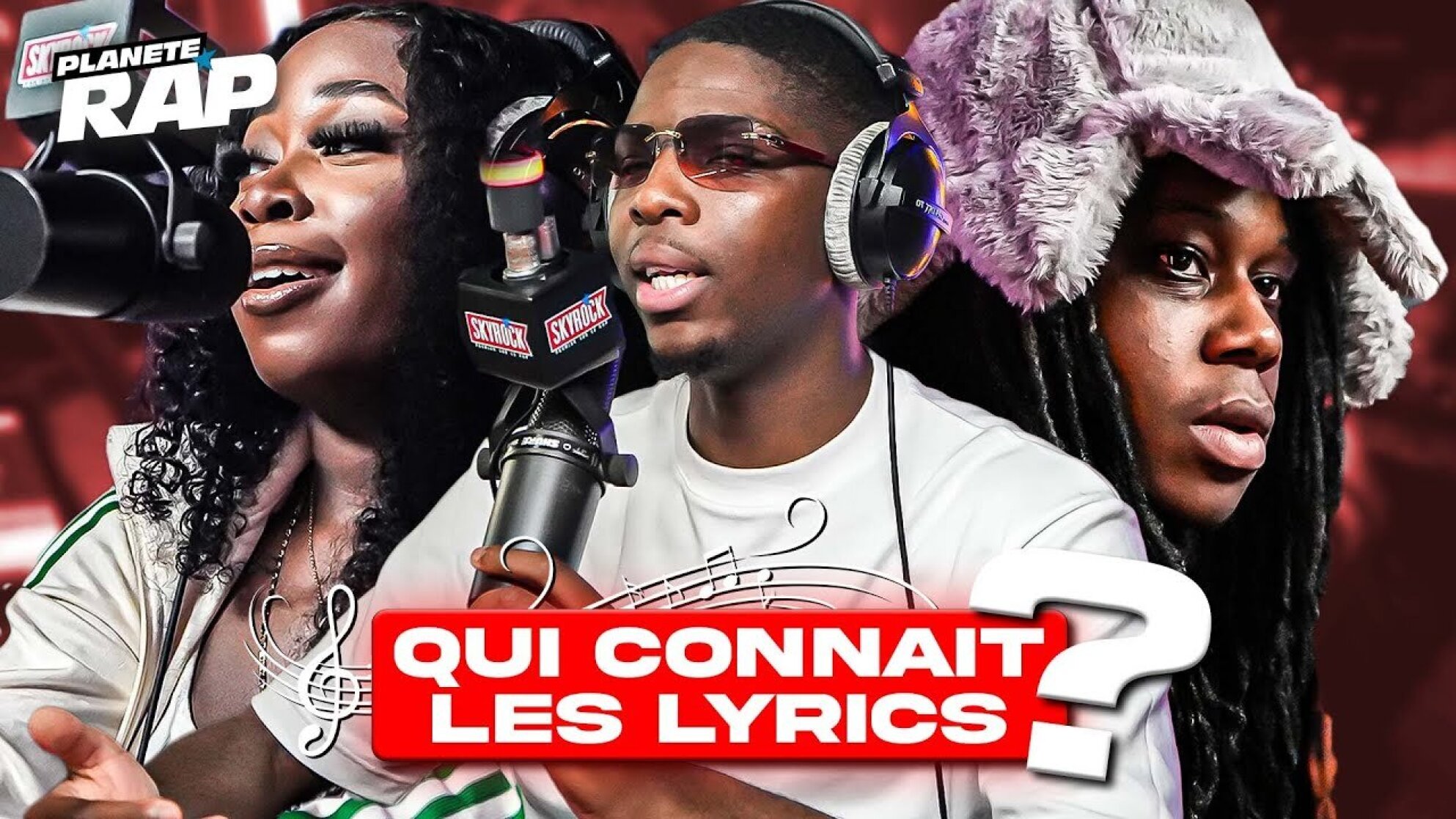QUI CONNAIT LES LYRICS ? (avec Uzi, Mous K, Gaëlle & La Kadrilla) #PlanèteRap