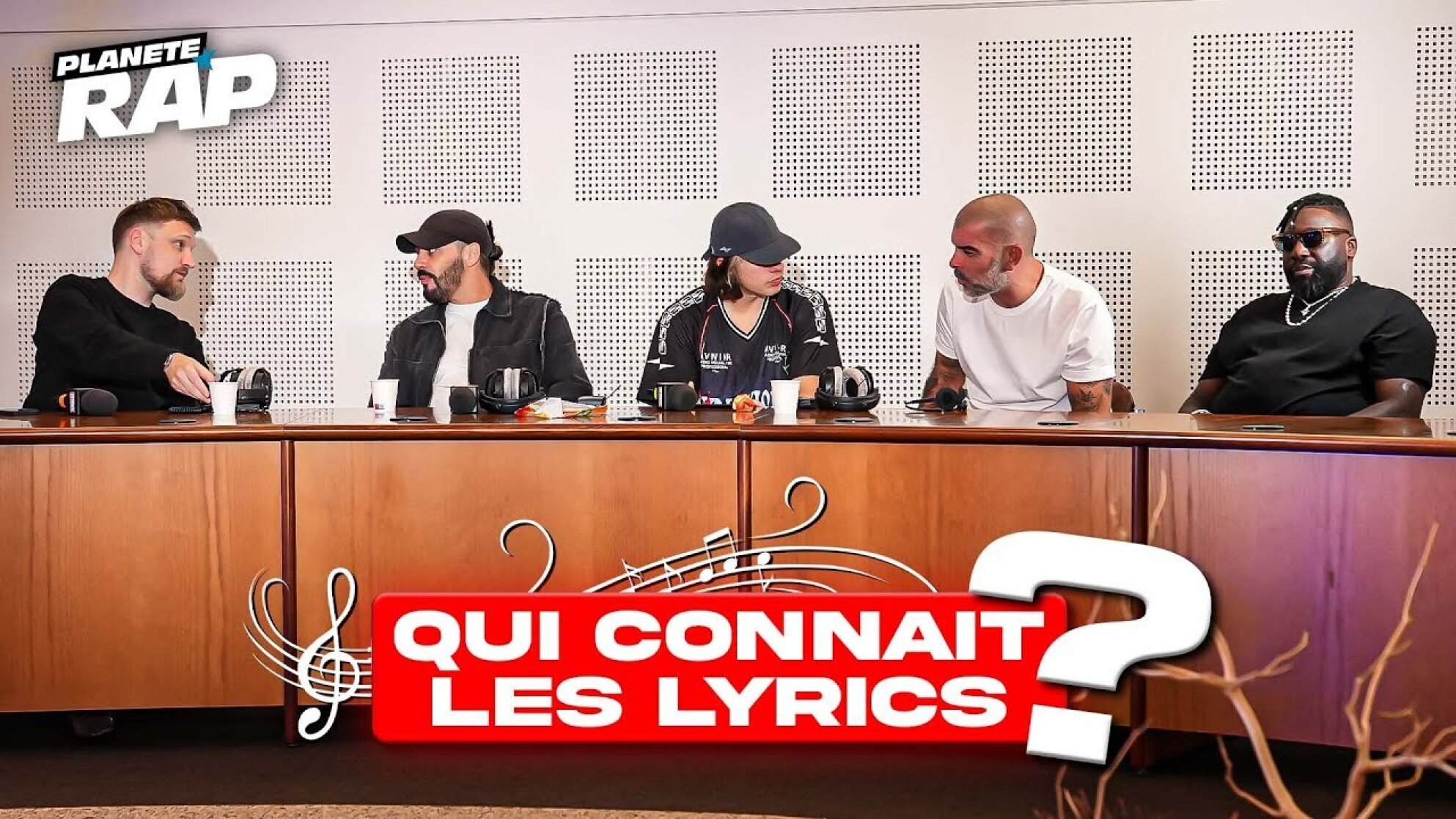 QUI CONNAIT LES LYRICS avec Gringe, Orelsan, DJ Pone, Skread et Ablaye #PlanèteRap