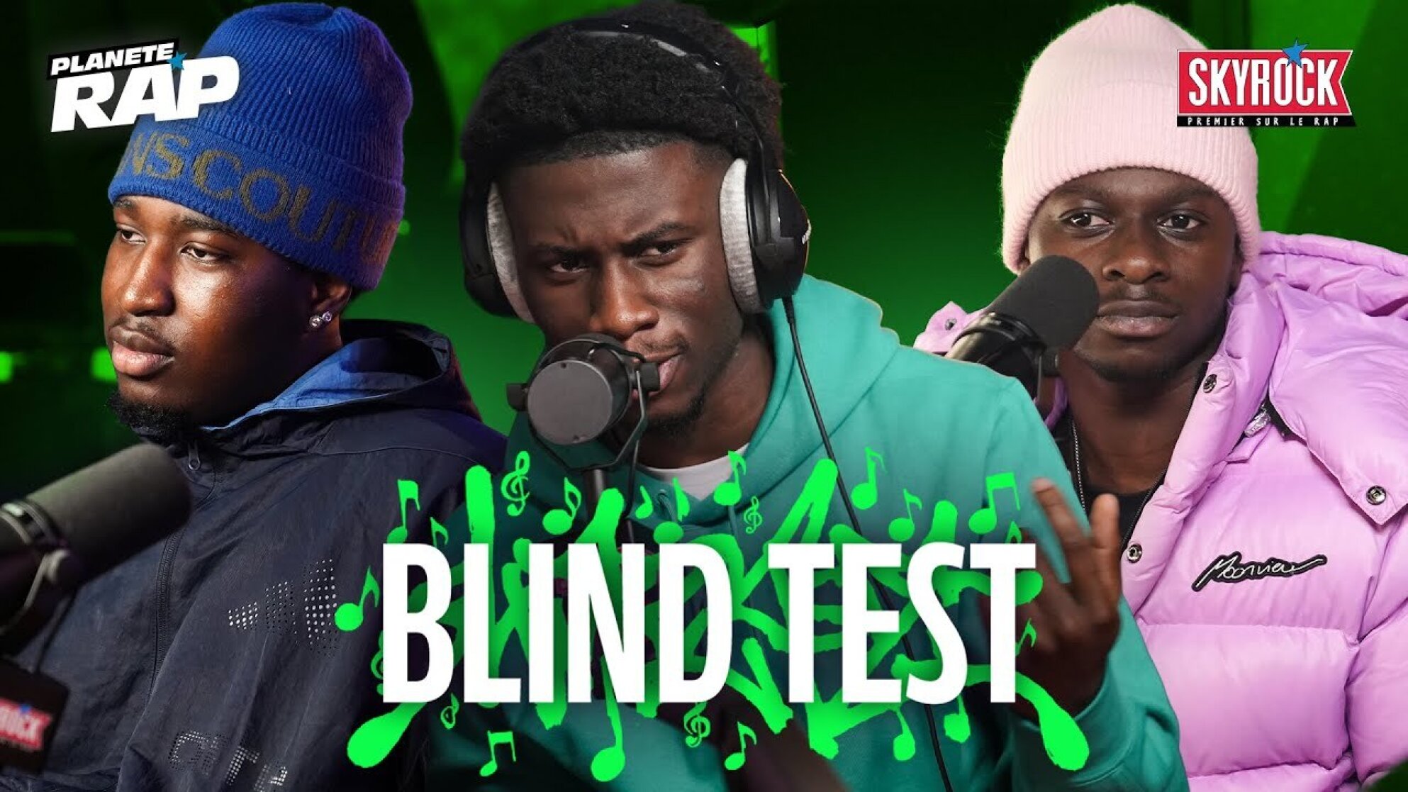 Le BLIND TEST avec R2, FP9, Tookie2beriz, Ousmvne, Sacce & Fred Musa ! #PlanèteRap
