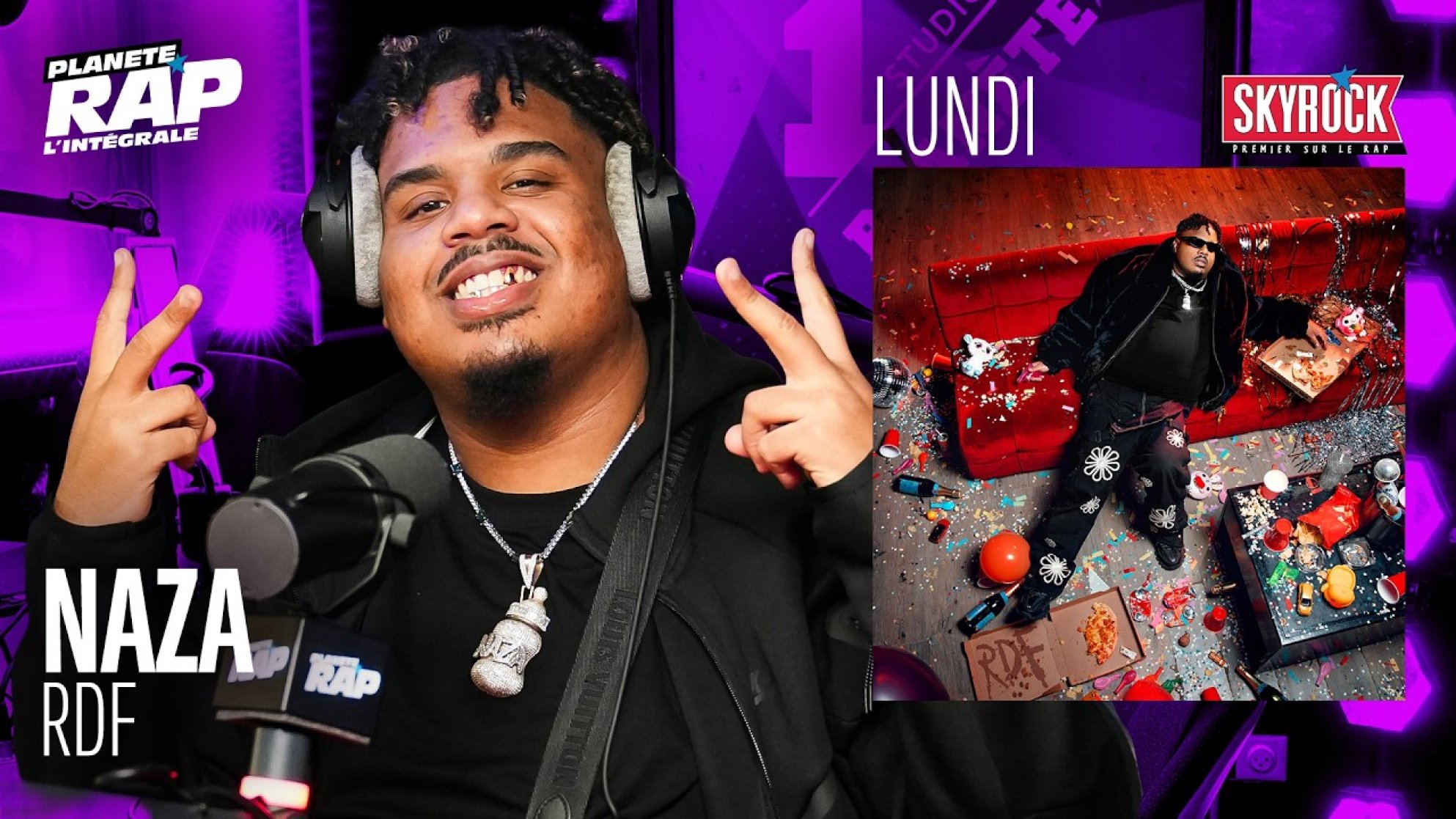 #PlanèteRap Naza "RDF" avec 26keuss, Aguib, RITO, HBT & Fred Musa ! (1-5)