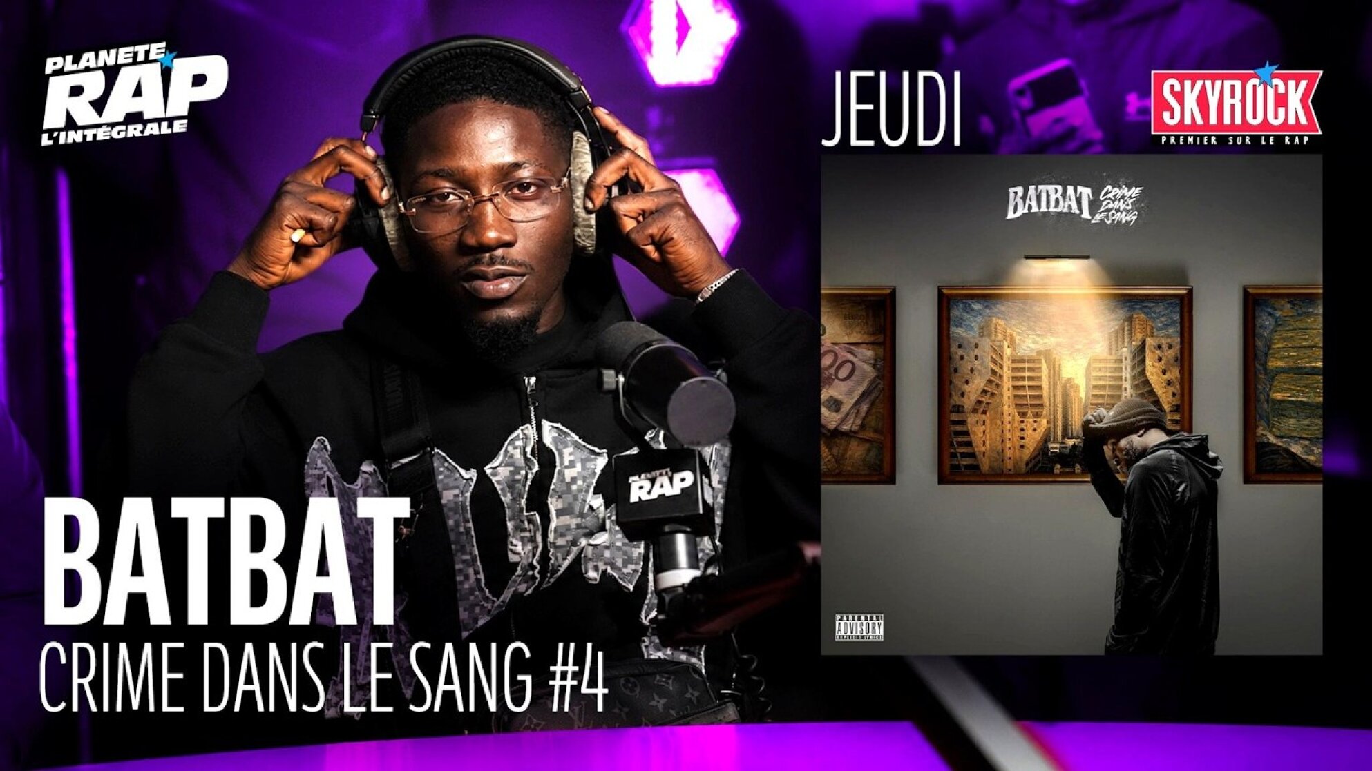 #PlanèteRap BatBat "Crime dans le sang" avec TVLM, La Hasba22, Foudre, ALP... & Fred Musa (4-5)