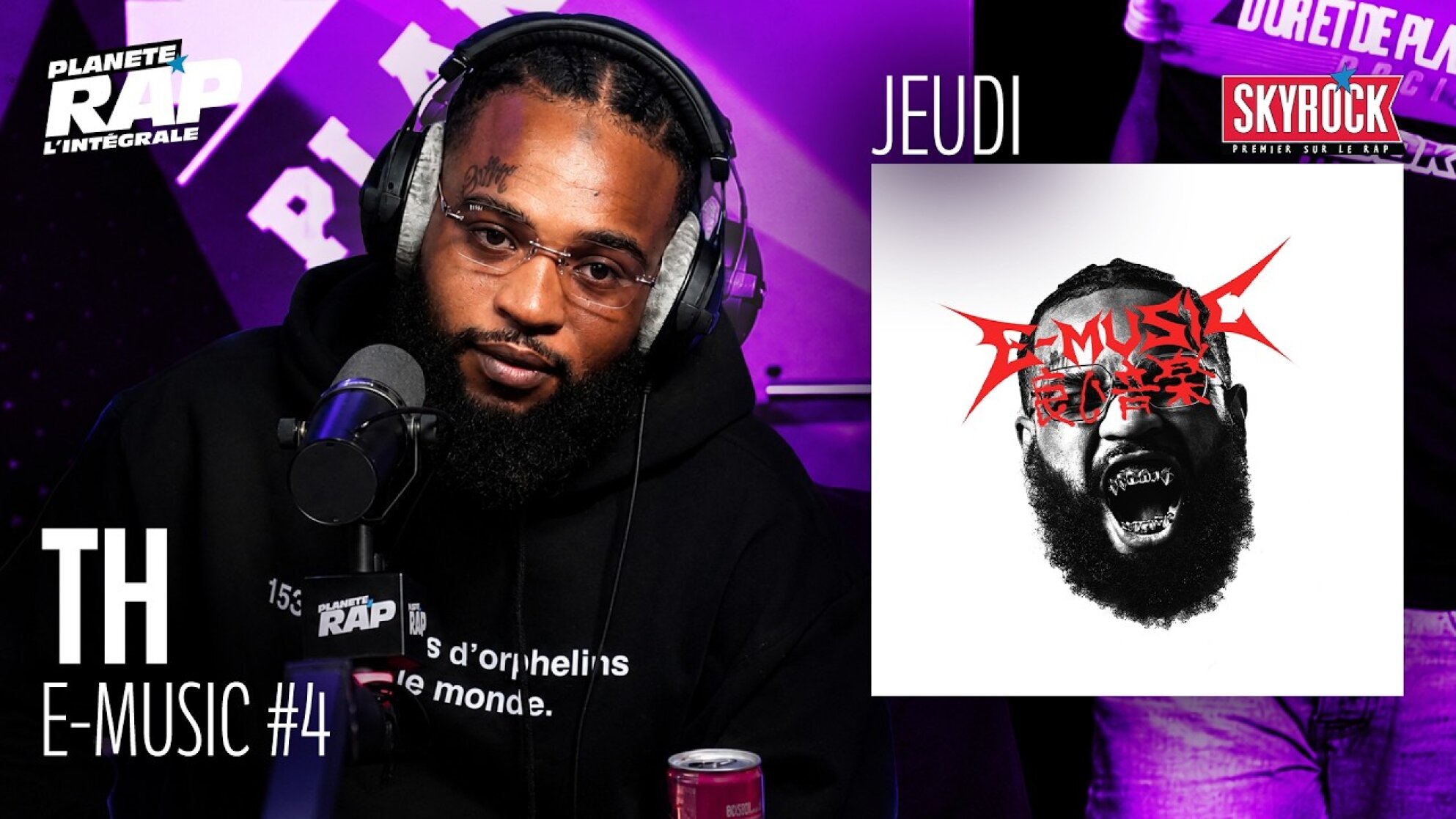 #PlanèteRap TH "E-MUSIC" avec Ino Casablanca, 63Kluf, Tavares & Fred Musa ! (4-5)