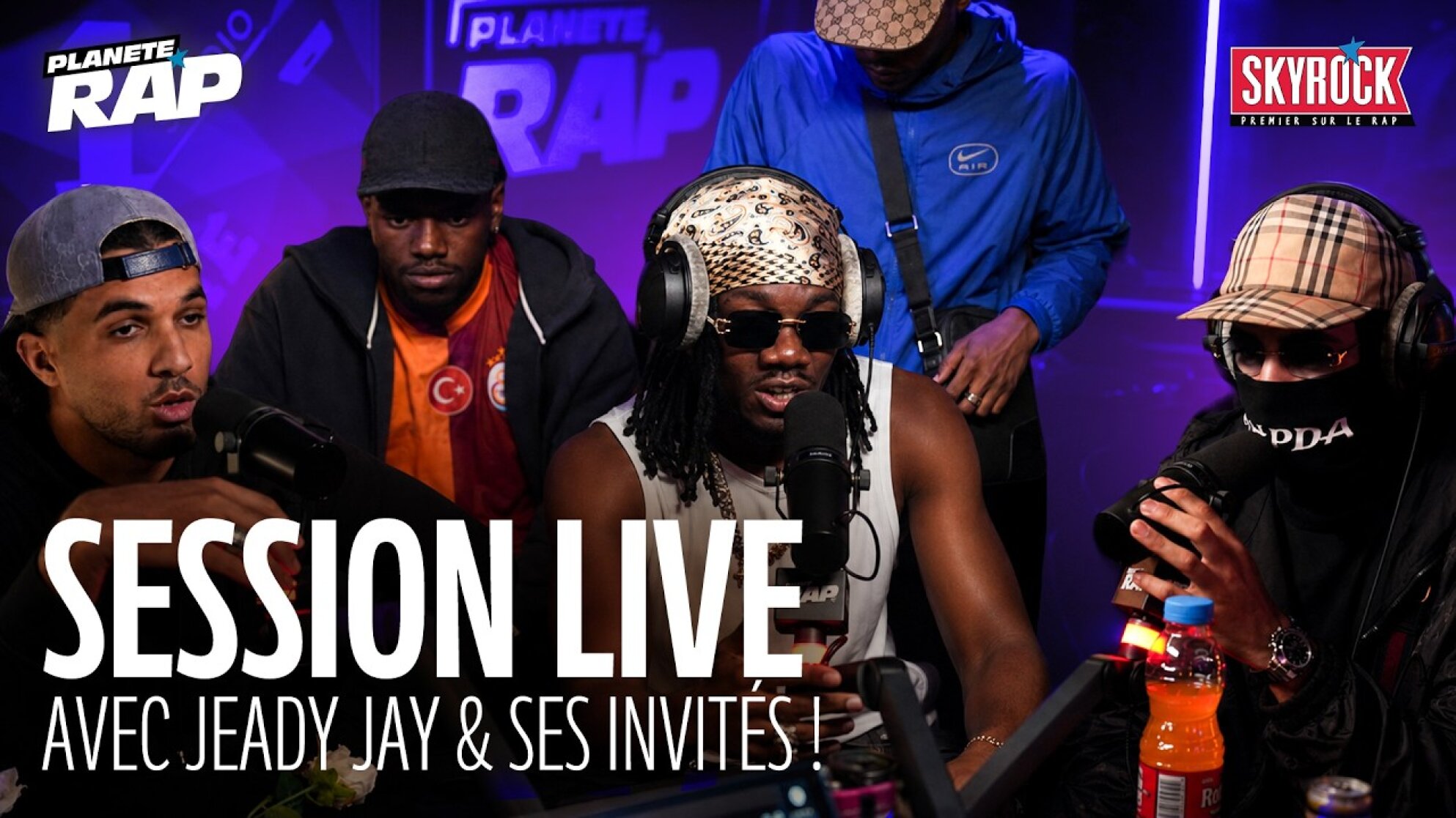 SESSION LIVE avec Jeady Jay, Eye’s Berg, Tr3nta, Fenek, DJ Ramses, BH PDA & Onika ! #PlanèteRap