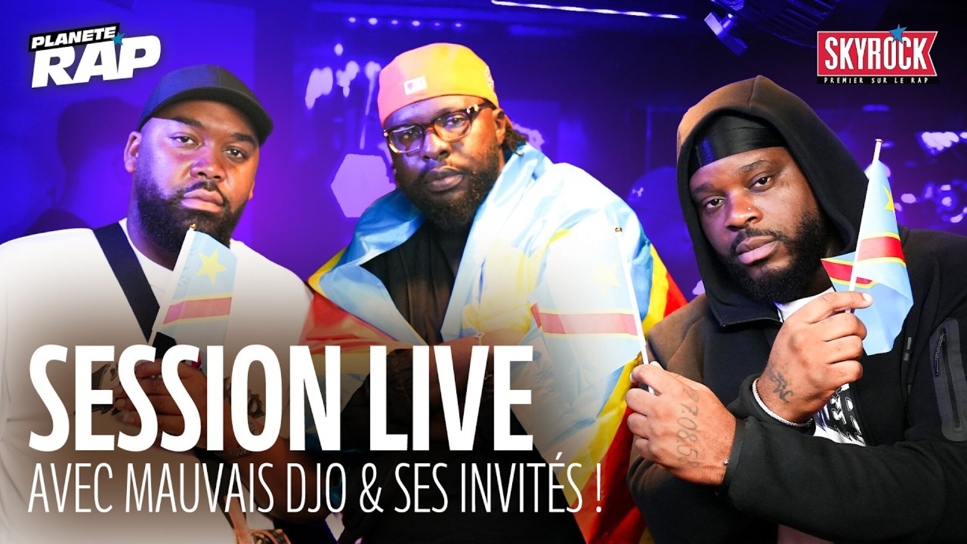 SESSION LIVE avec Mauvais Djo, MC Yoshi & Kokosvoice ! #PlanèteRap