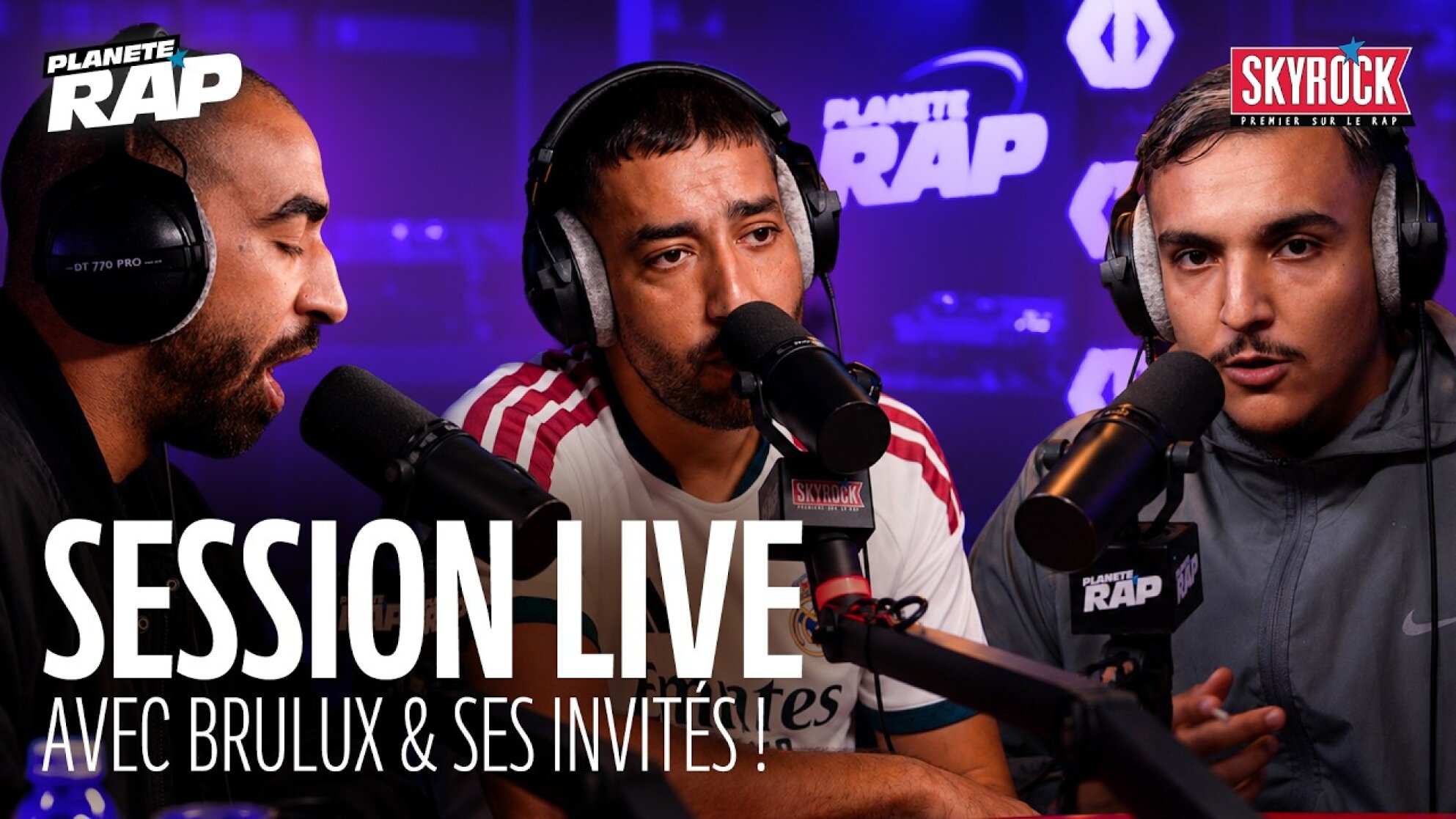 SESSION LIVE avec Brulux, Malki & KX ! #PlanèteRap