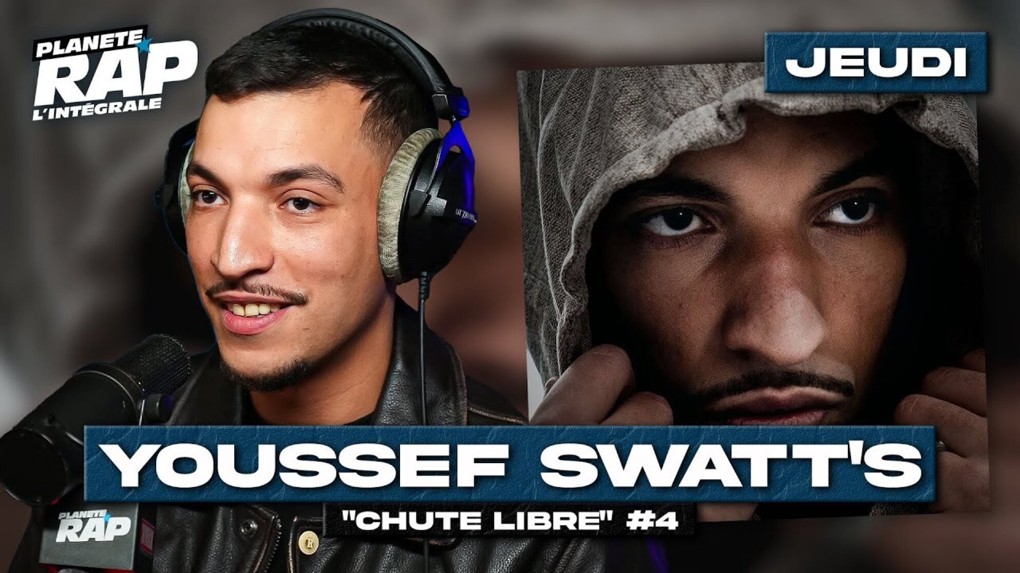 #PlanèteRap Youssef Swatt's "Chute libre" avec James Loup, Médine, Durden...& Fred Musa (4/5)