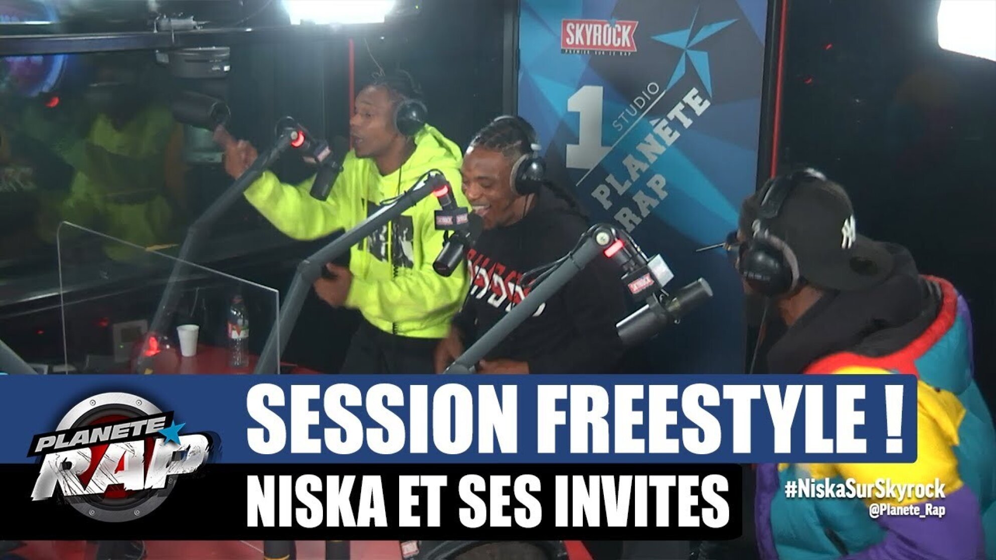 Niska - Session freestyle avec Ninho, Guy2Bezbar & Mayo ! #PlanèteRap