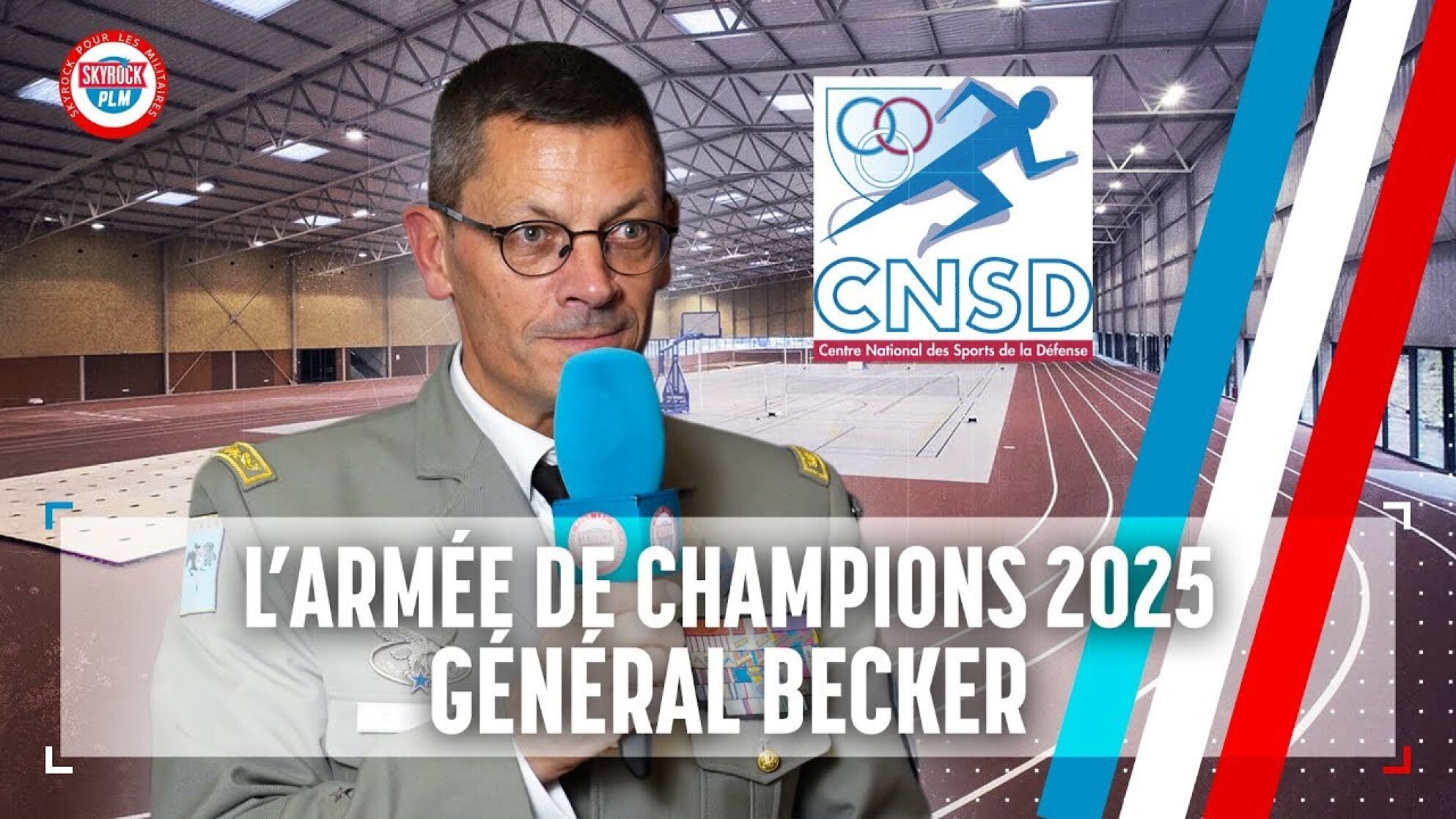 Général Cyrille BECKER : commandant du Centre National des Sportifs de la Défense (CNSD)