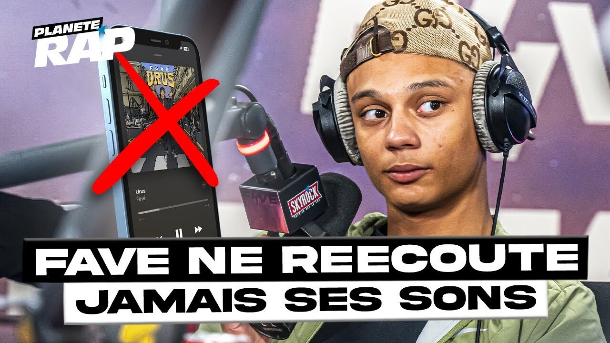 FAVÉ NE RÉÉCOUTE PAS SES SONS ! #PlanèteRap