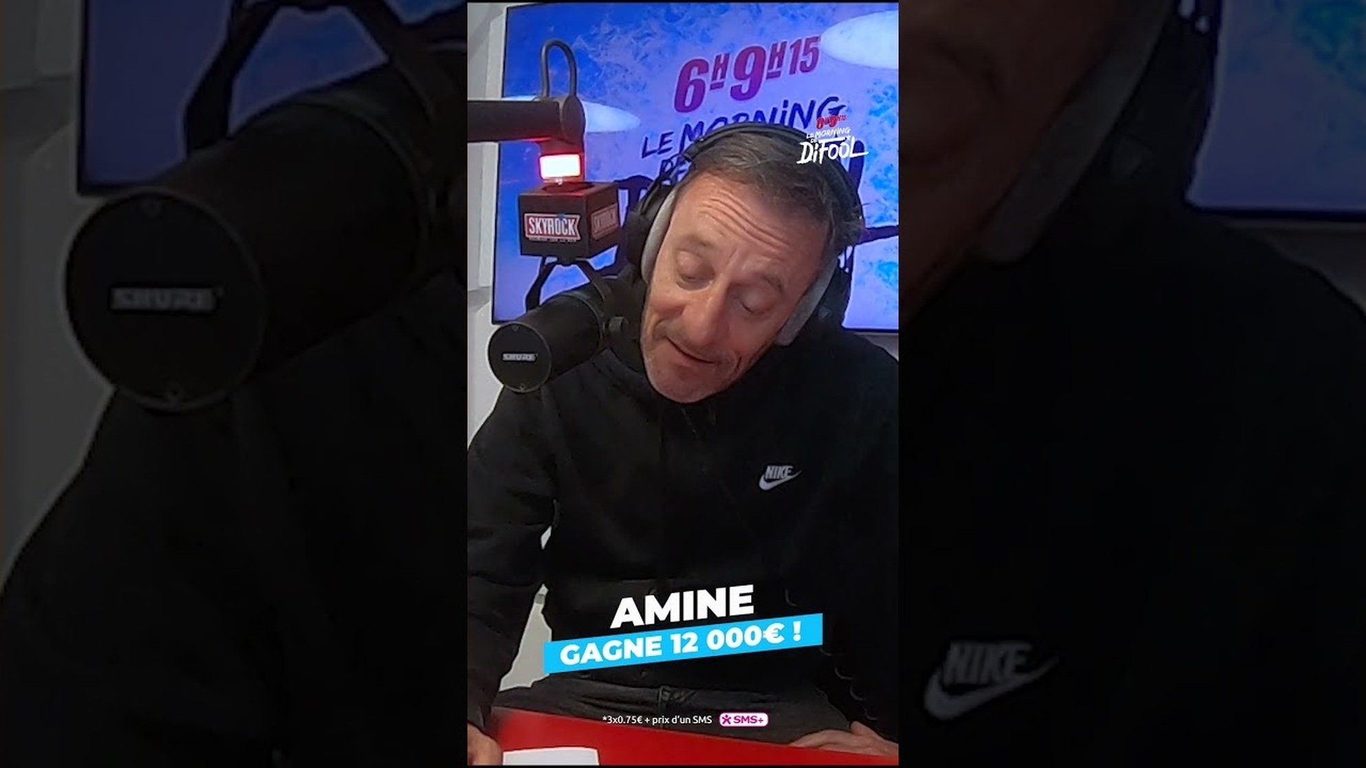 Amine gagne 12 000 euros dans le #MorningdeDifool !