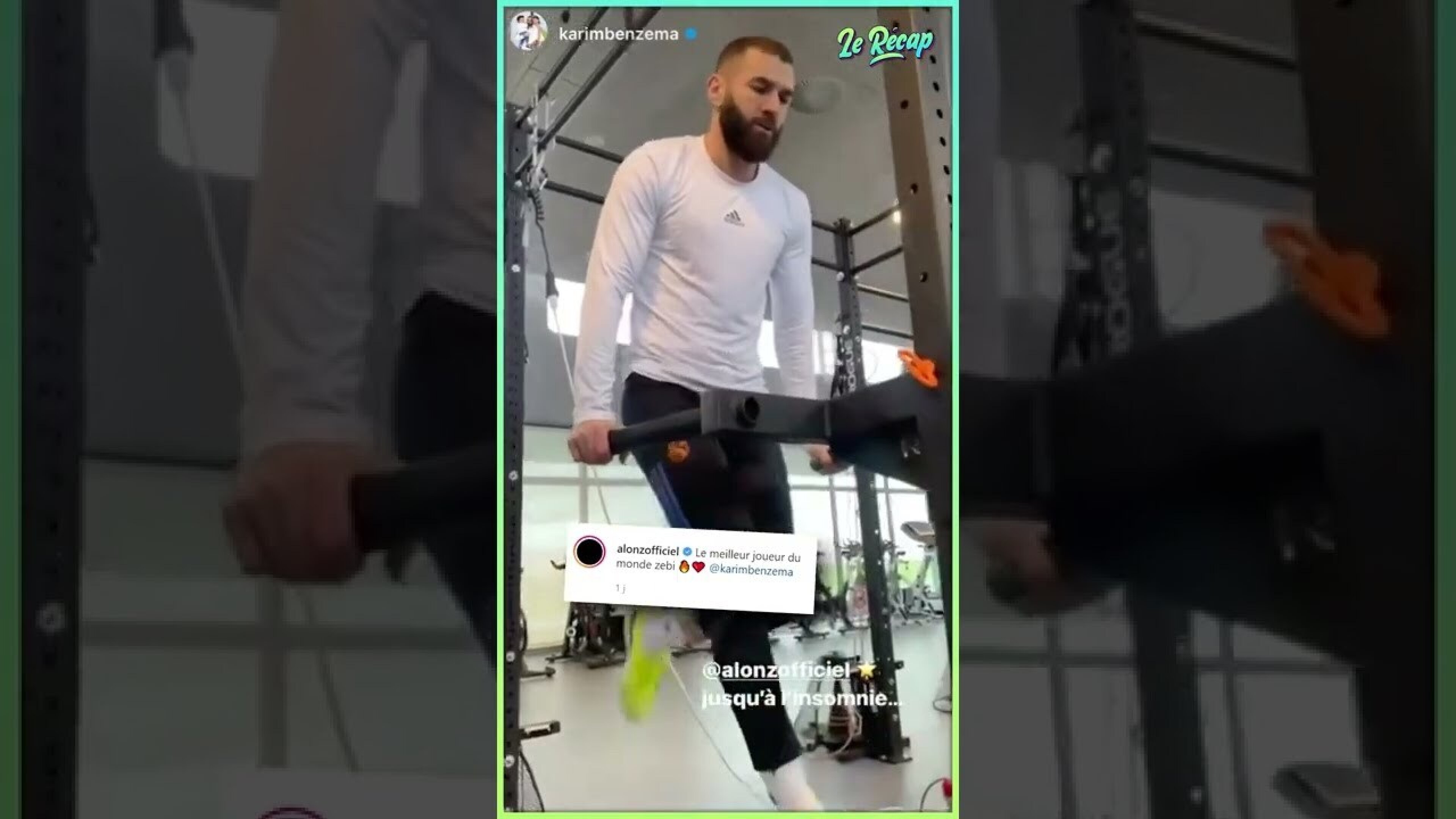 SUR QUEL SON S'ENTRAÎNE BENZEMA ?