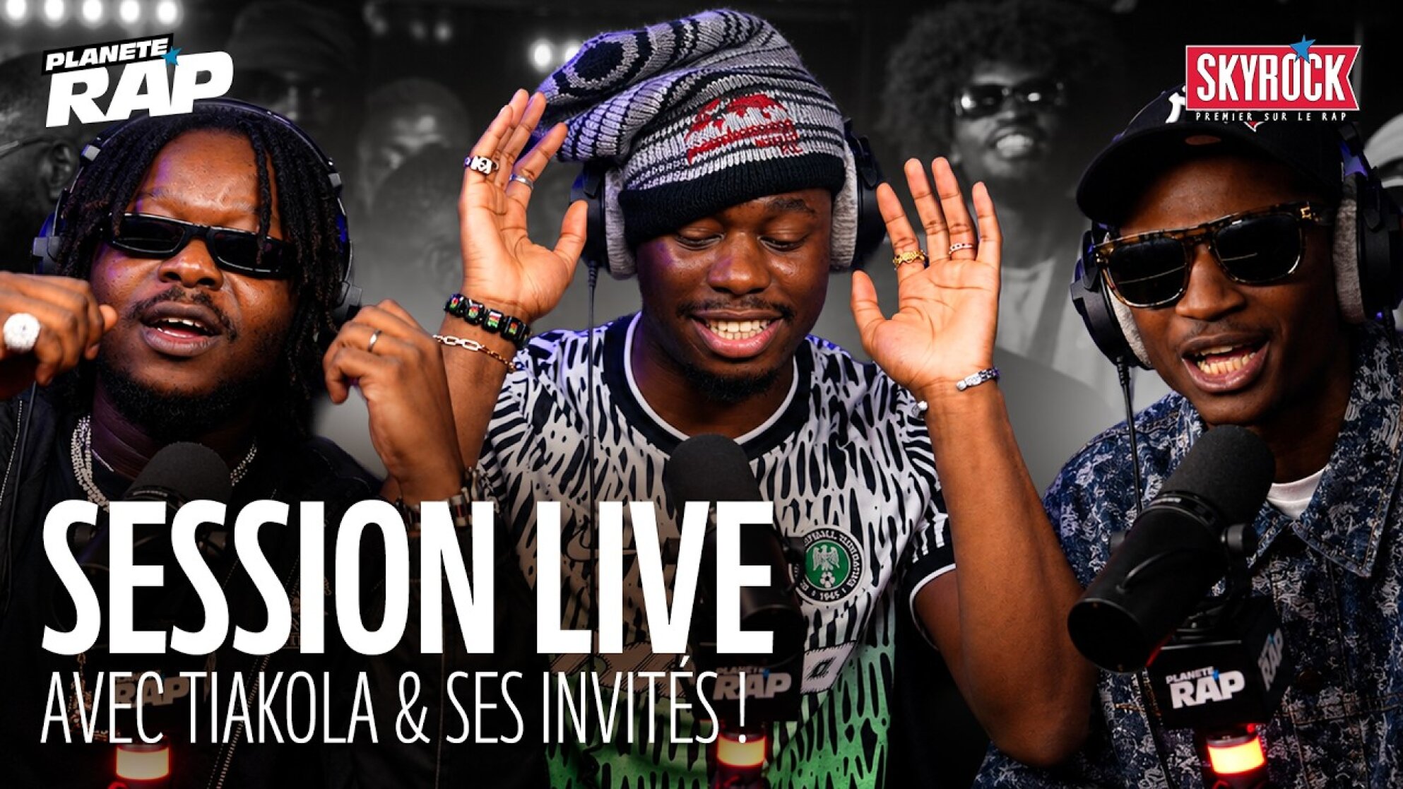 SESSION LIVE avec Tiakola, Leto, Kuluna, TVLM, Nooche, H K & BNÉ #PlanèteRap