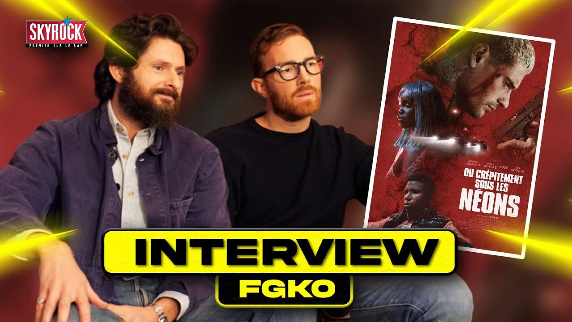 «Bosh est un excellent comédien» - L’interview de FGKO, réalisateurs, DU CRÉPITEMENT SOUS LES NÉONS.
