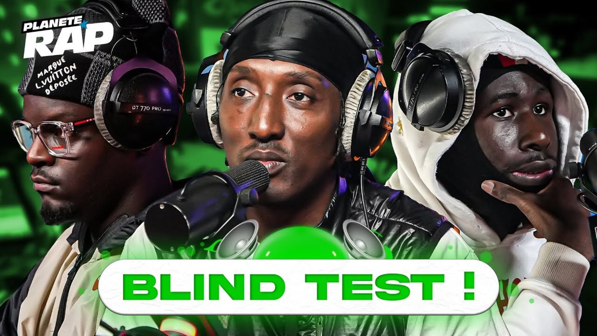 BLIND TEST ! (avec Steban, Skefre, Bigkhale9, Lyele & Fred Musa) #PlanèteRap