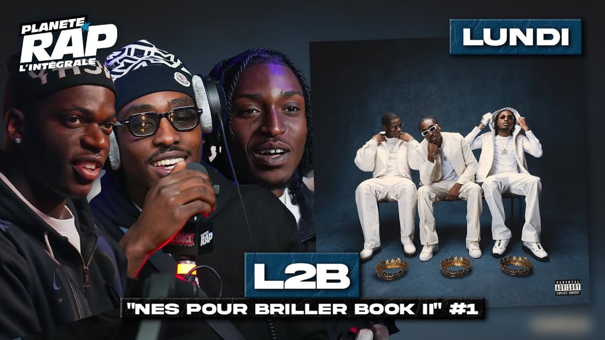 #PlanèteRap L2B "Nés pour briller" avec Bo Wunna, Pilax, BRK, Yaya Impliqué     & Fred Musa ! (1/5)